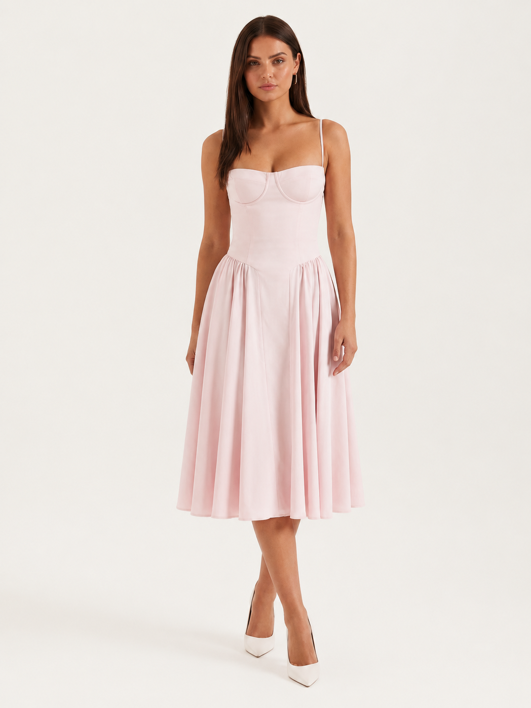 Lisa Korsett-Midikleid