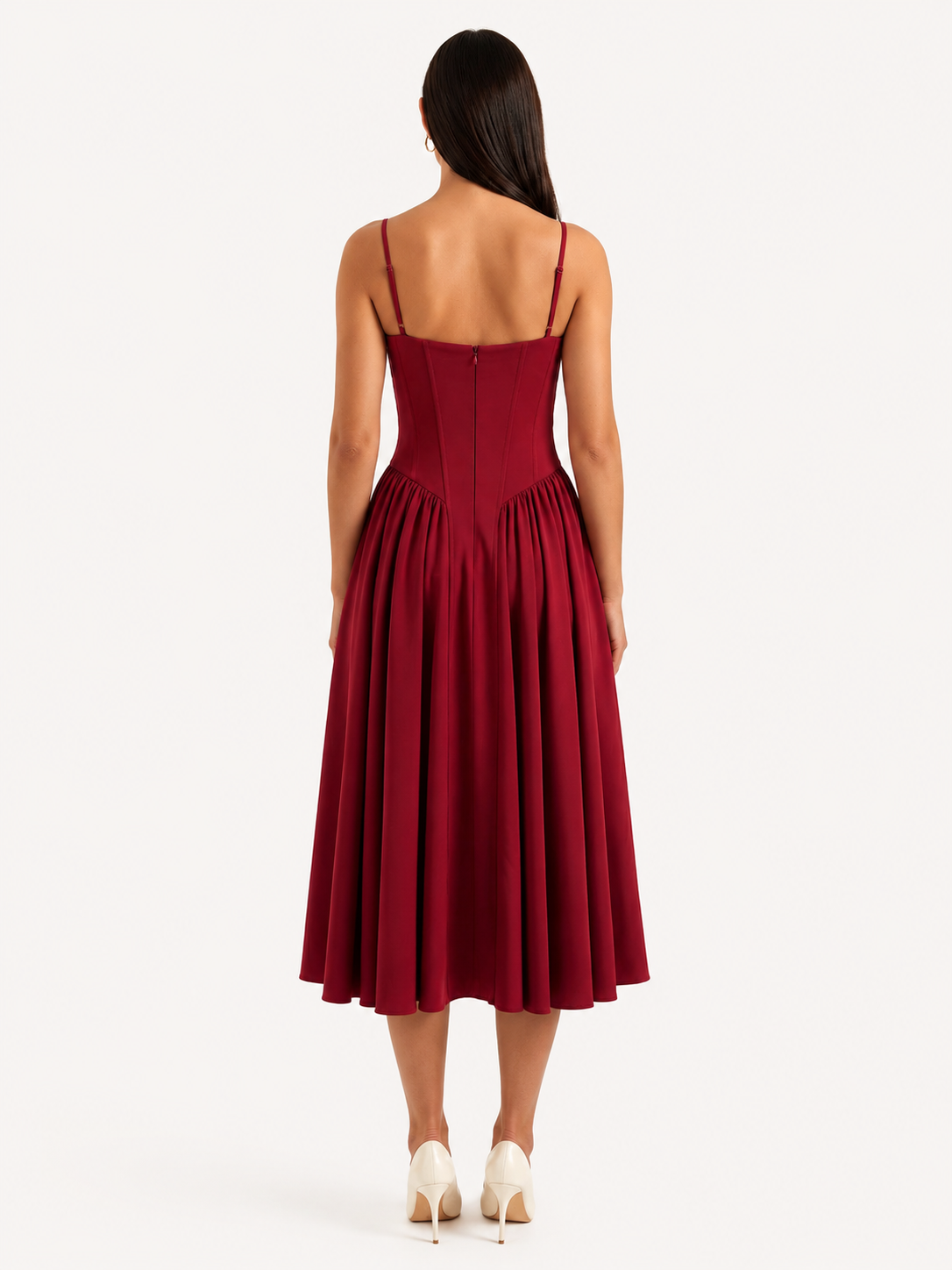 Lisa Korsett-Midikleid
