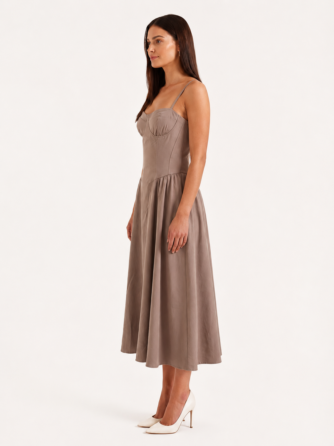Lisa Korsett-Midikleid