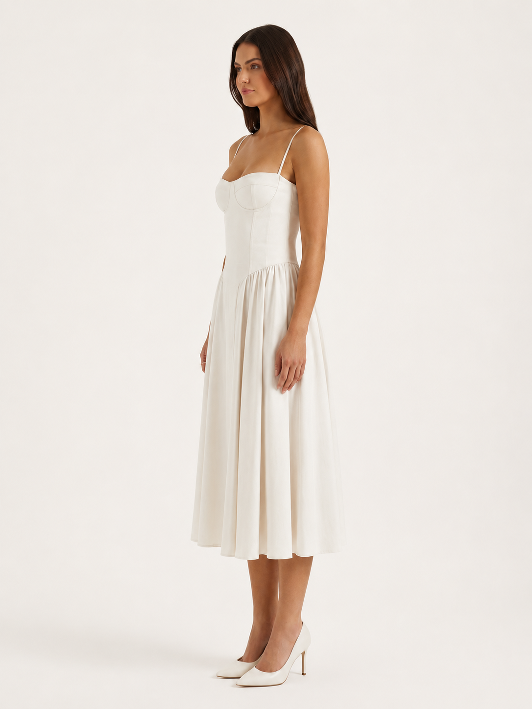 Lisa Korsett-Midikleid