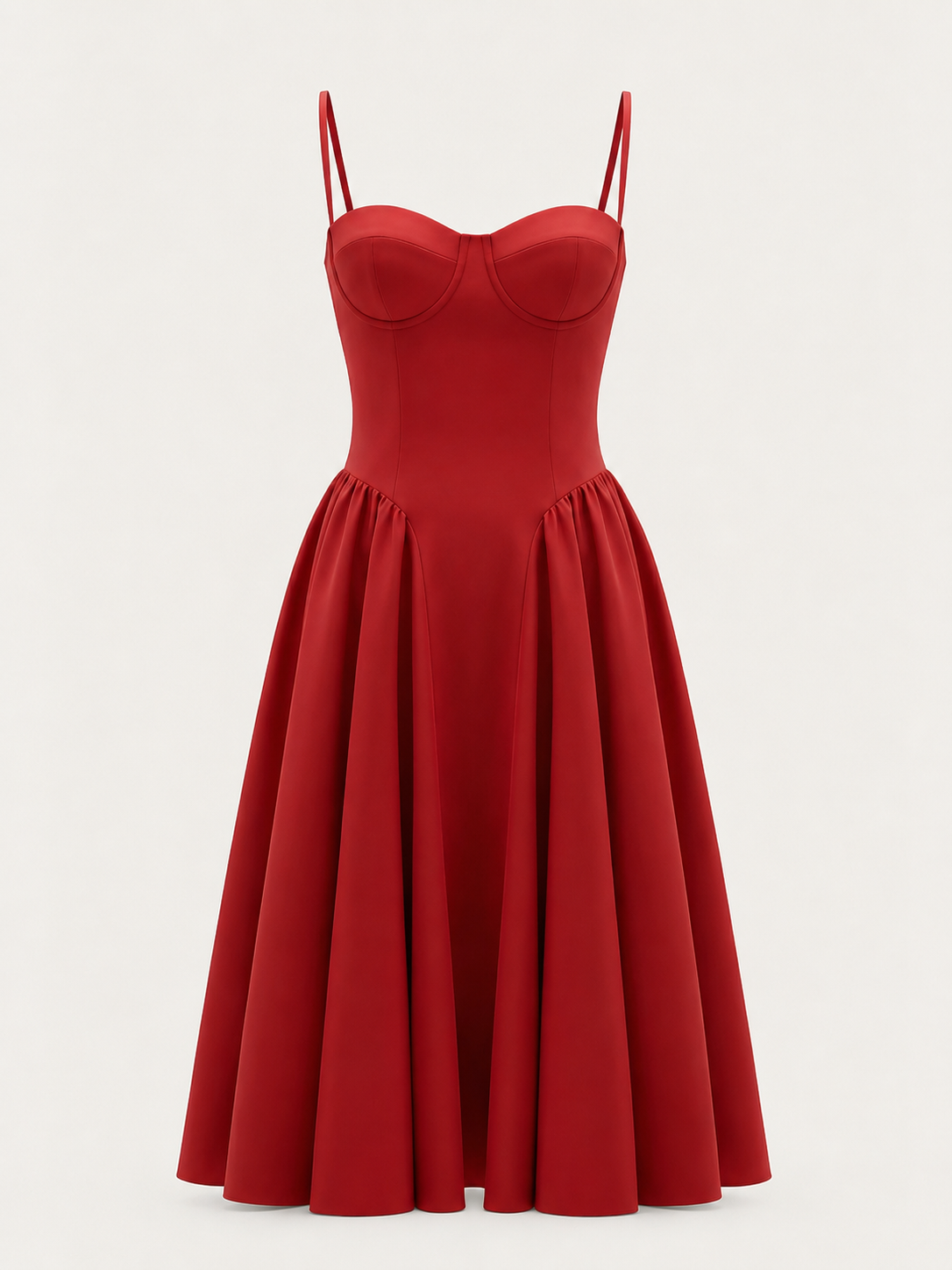 Lisa Korsett-Midikleid