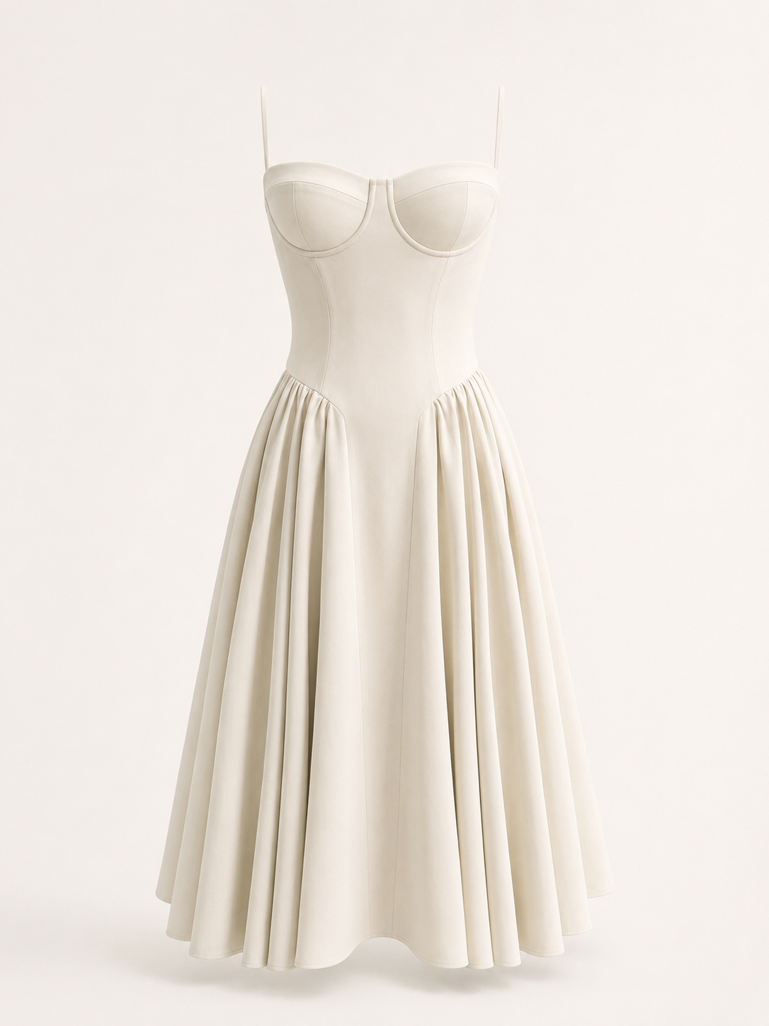 Lisa Korsett-Midikleid