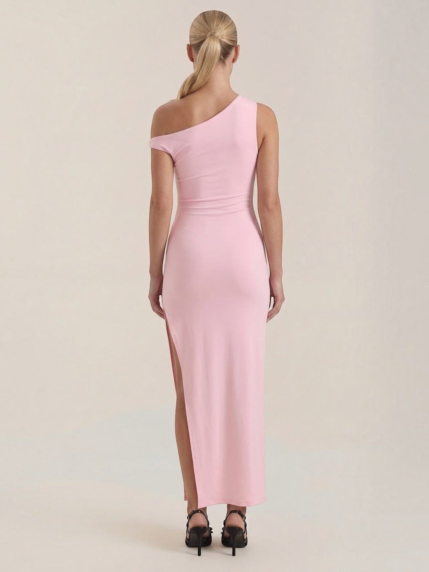 Deanna One-Shoulder-Maxikleid