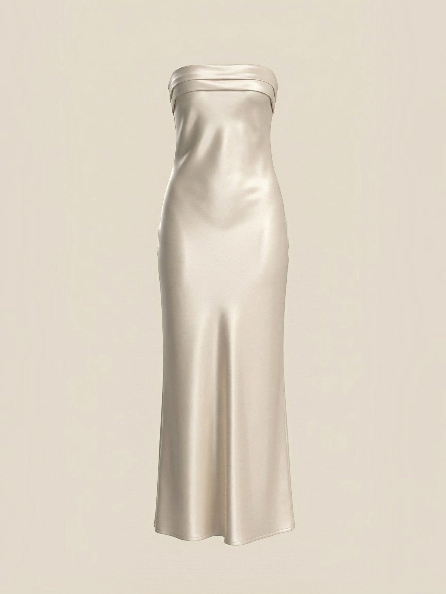 Elsa Schulterfreies Maxi-Abendkleid