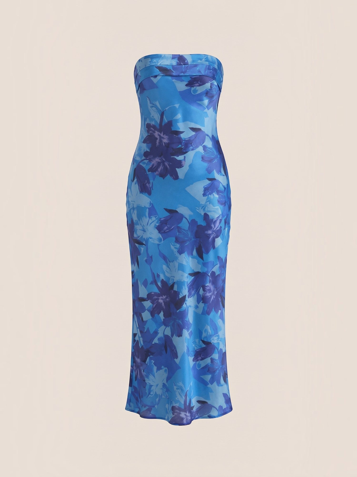 Elsa Schulterfreies Maxi-Abendkleid