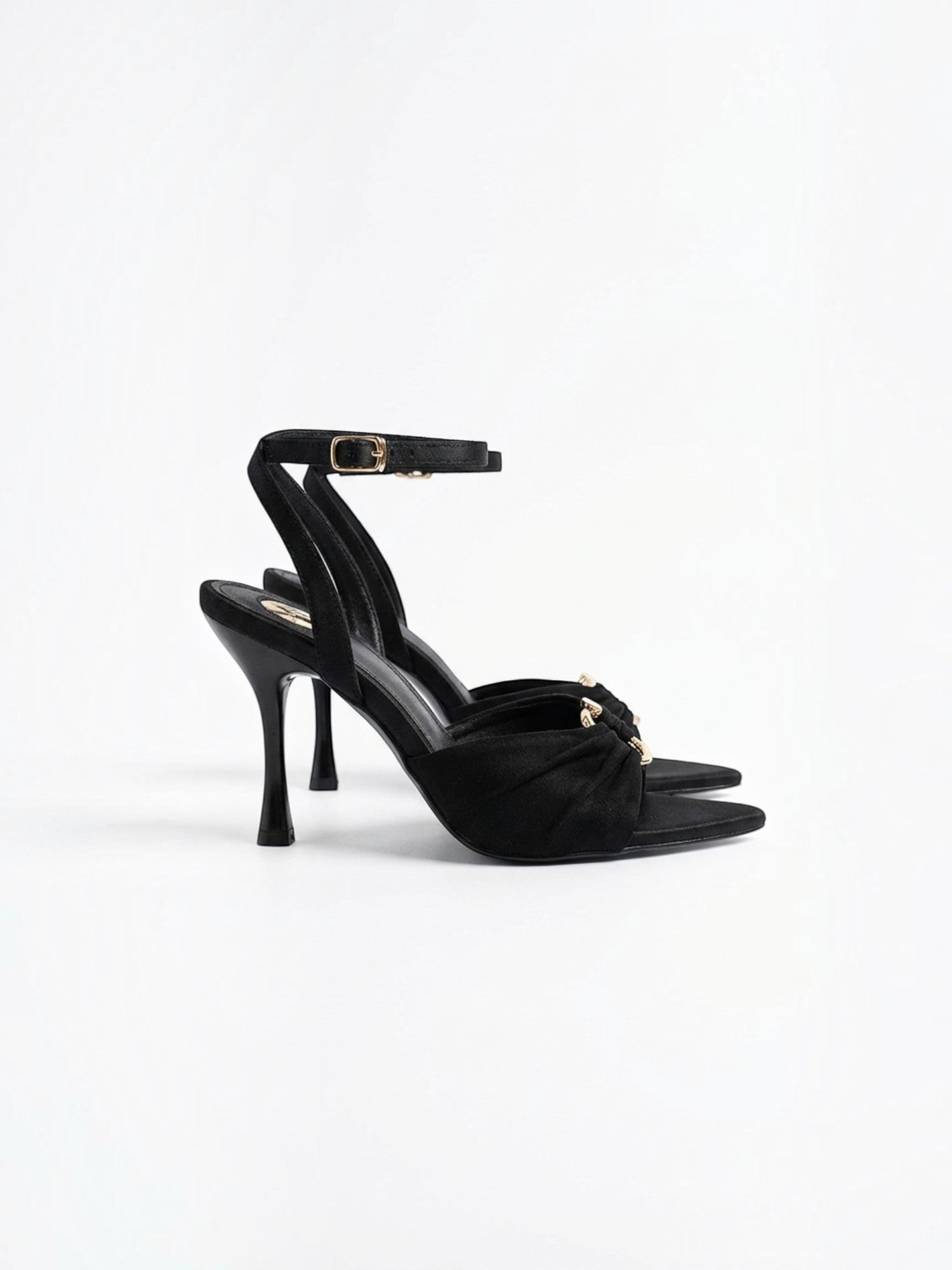 Sybilla Drapierte Absatzsandalen