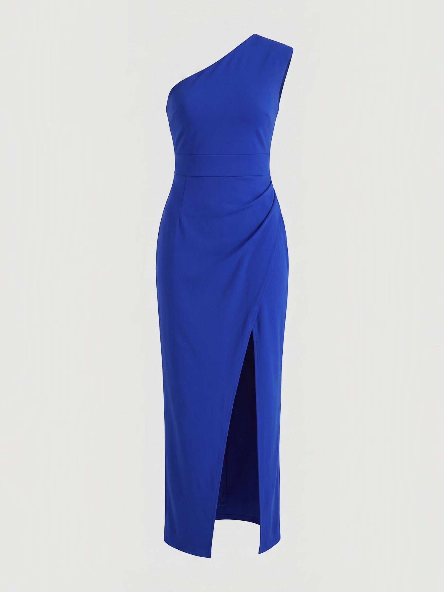 Fern Maxi Abendkleid One Shoulder mit Beinschlitz