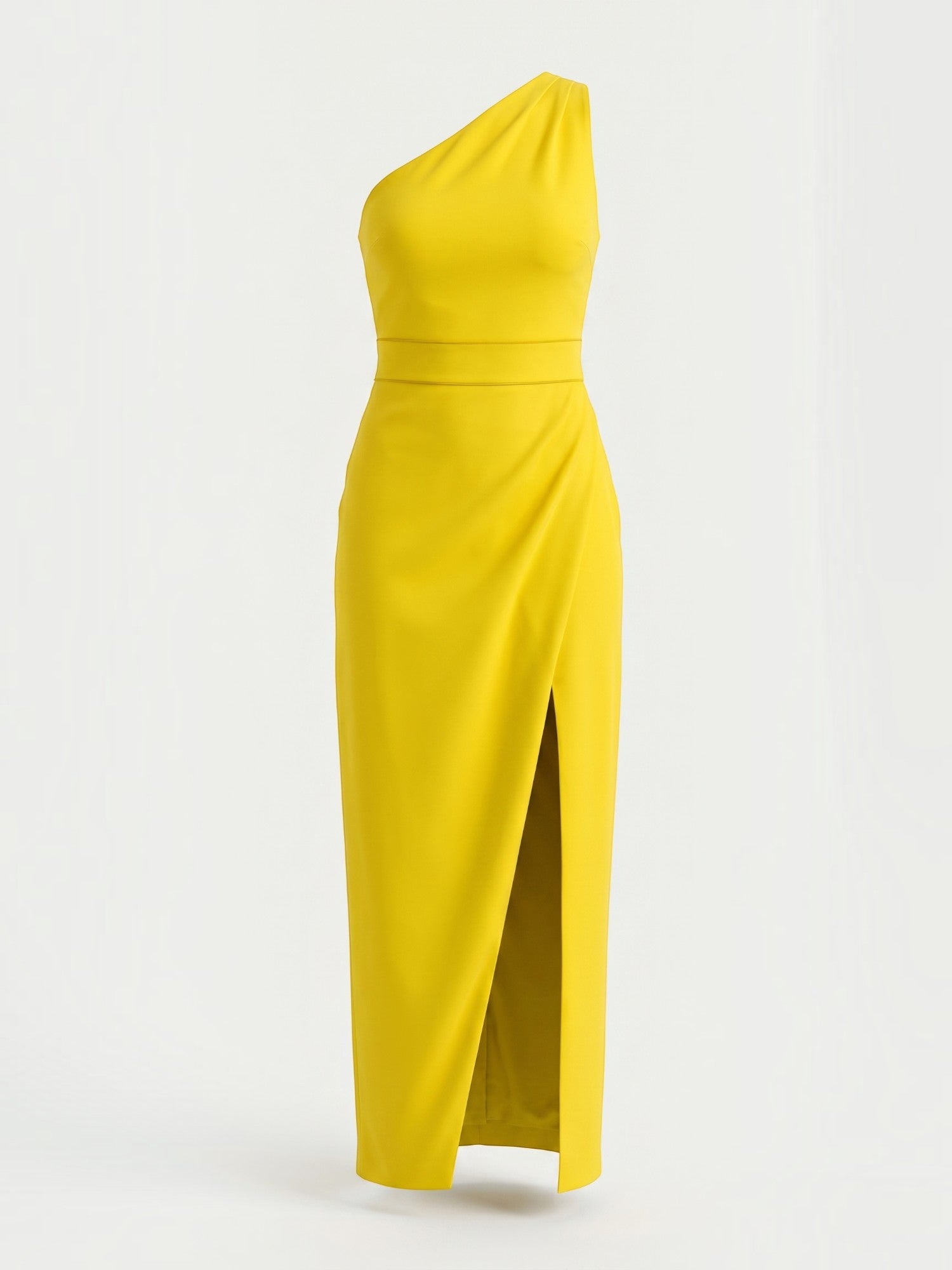 Fern Maxi Abendkleid One Shoulder mit Beinschlitz