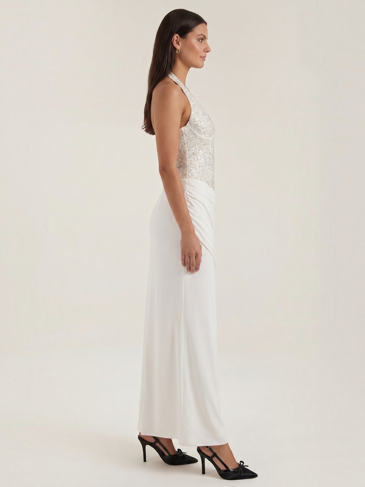 Selena Maxi-Abendkleid mit Pailletten