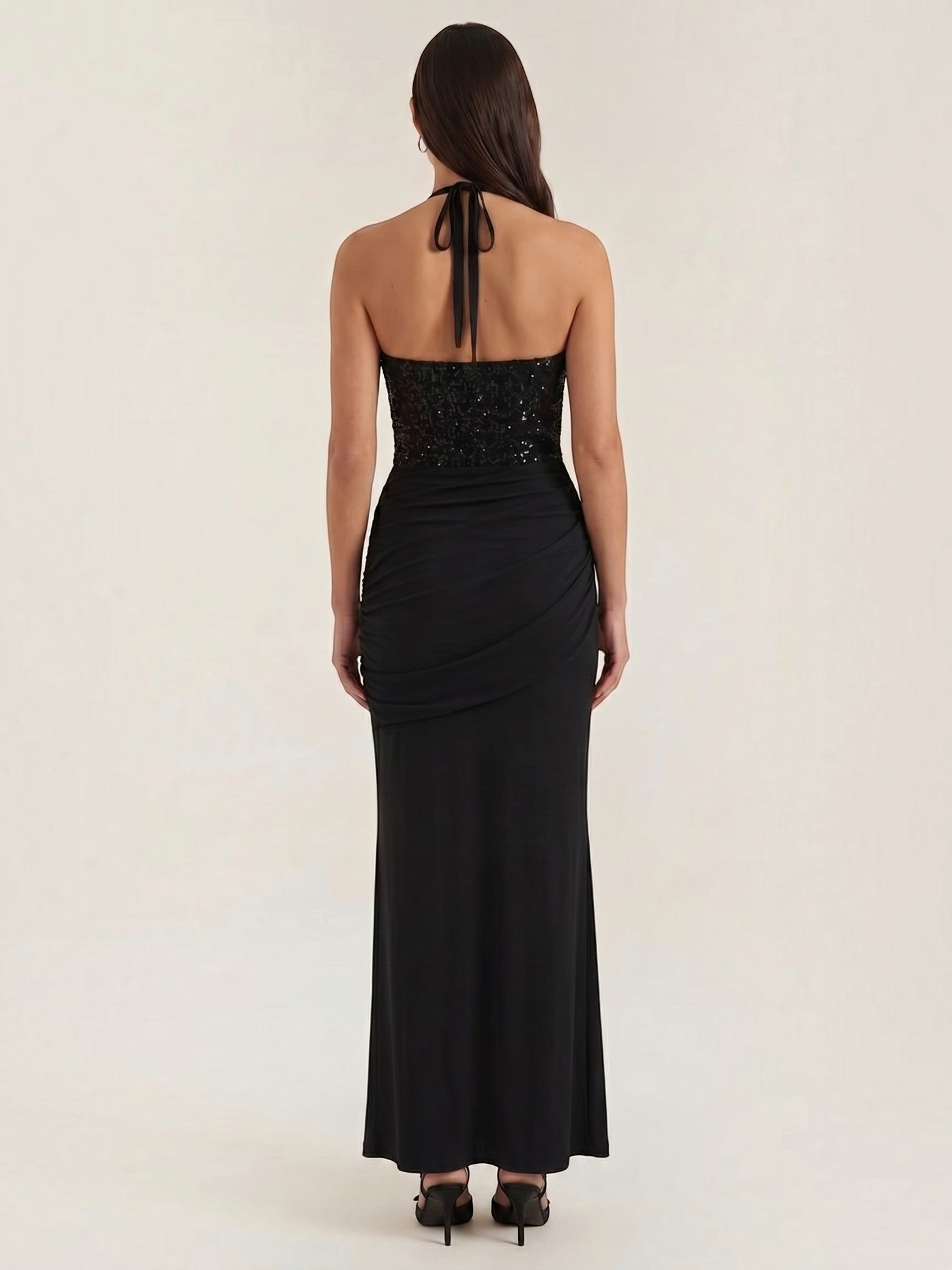 Selena Maxi-Abendkleid mit Pailletten