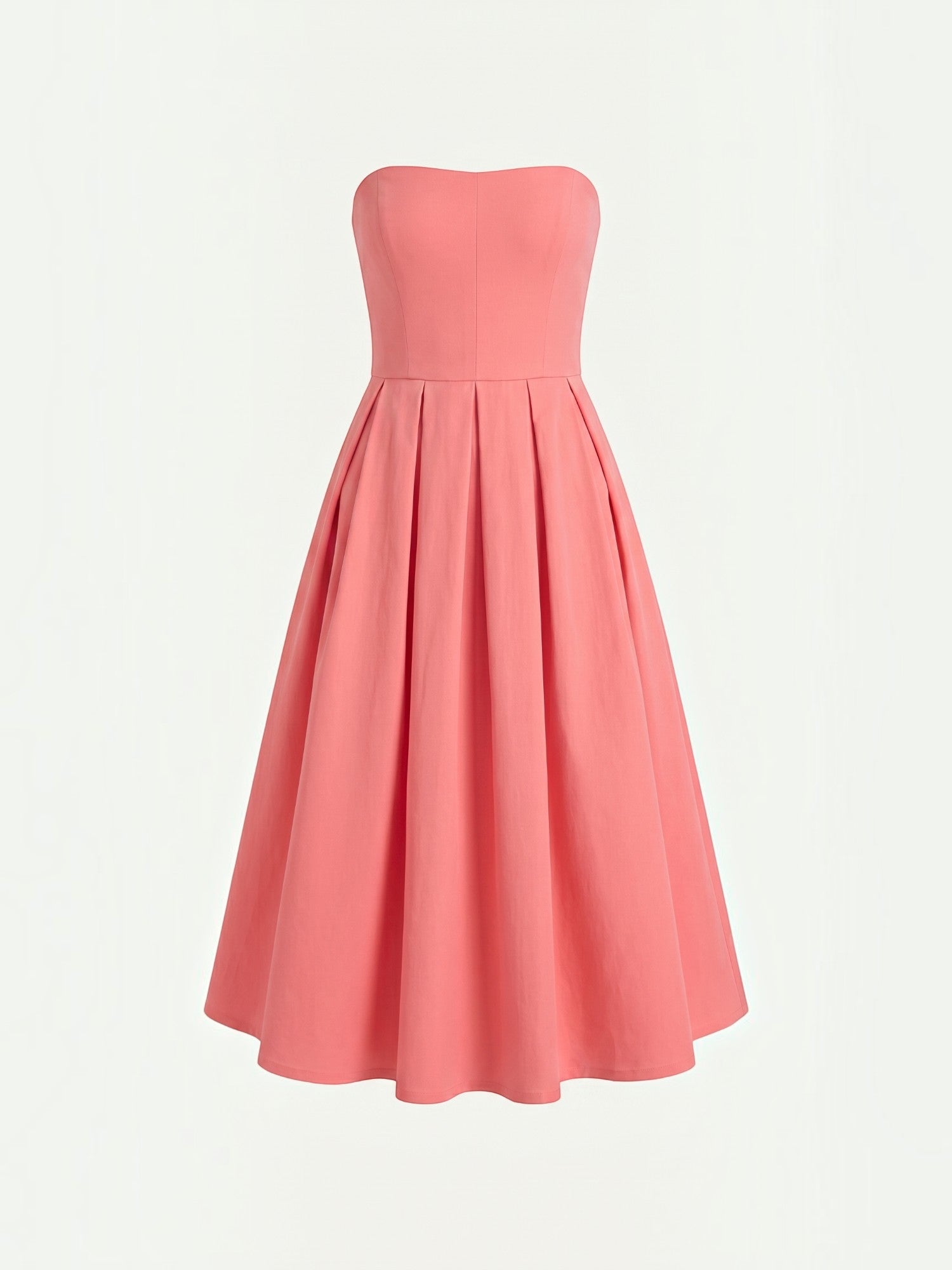 Yanna Bandeau-Midikleid mit Faltenrock