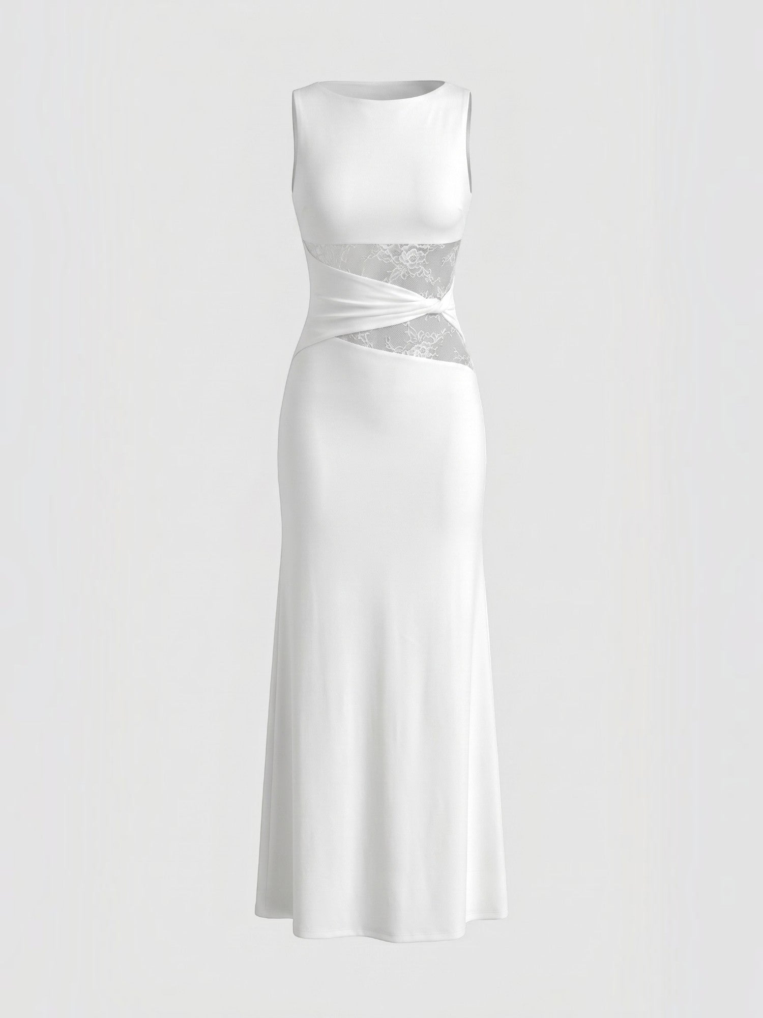 Riley Maxikleid mit Spitzeneinsatz an der Taille