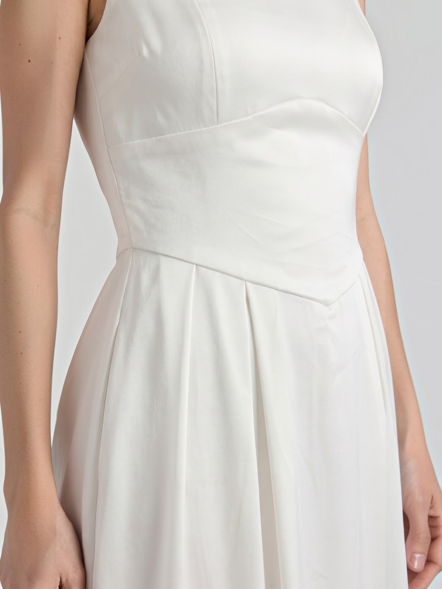 Shenna Ärmelloses Maxikleid mit ausgestelltem Rock