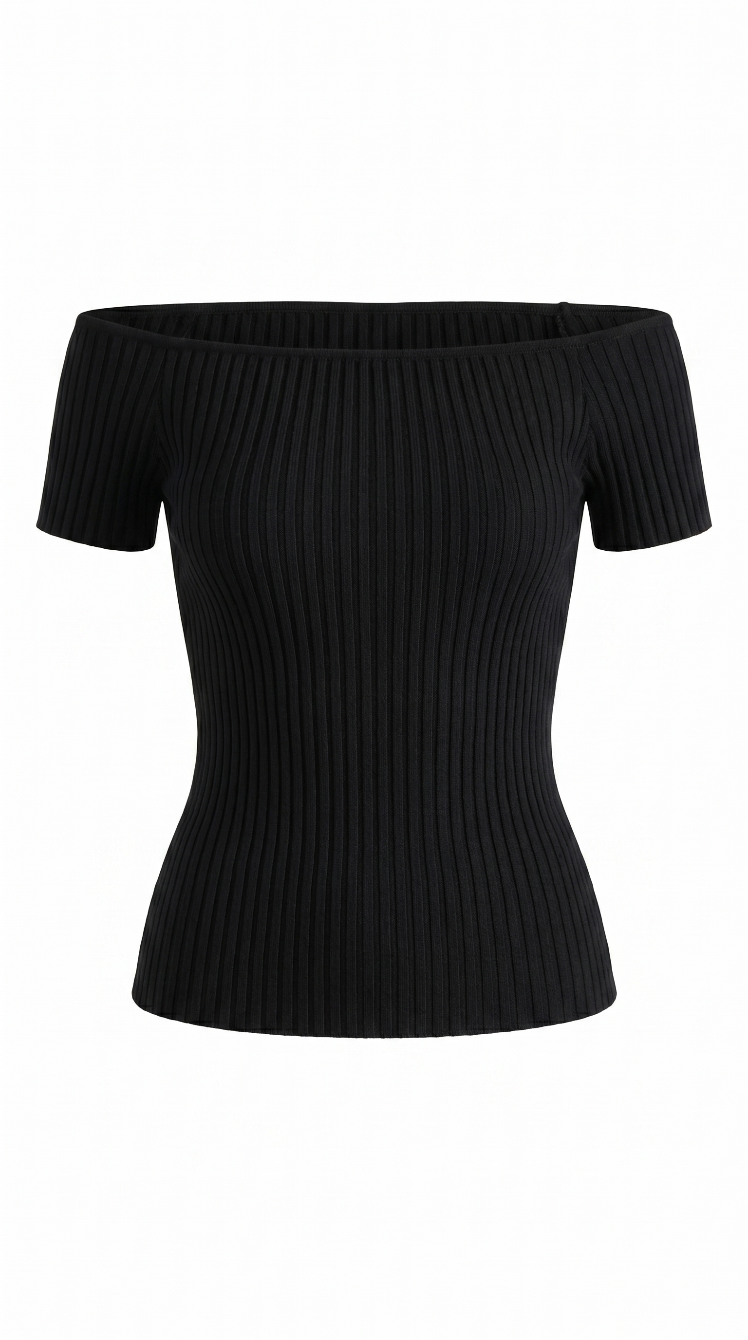 Isabel geripptes Crop Top