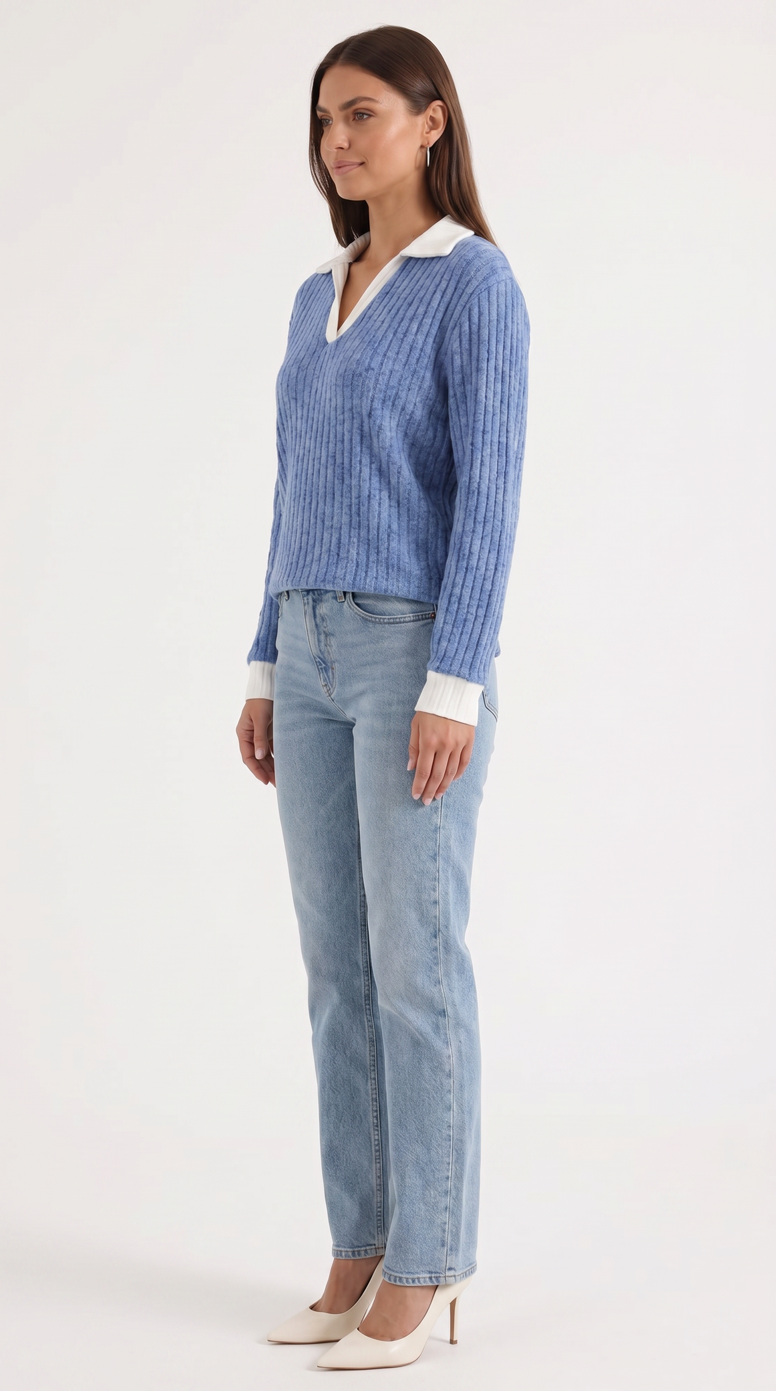 Althea Strickpullover mit V-Ausschnitt