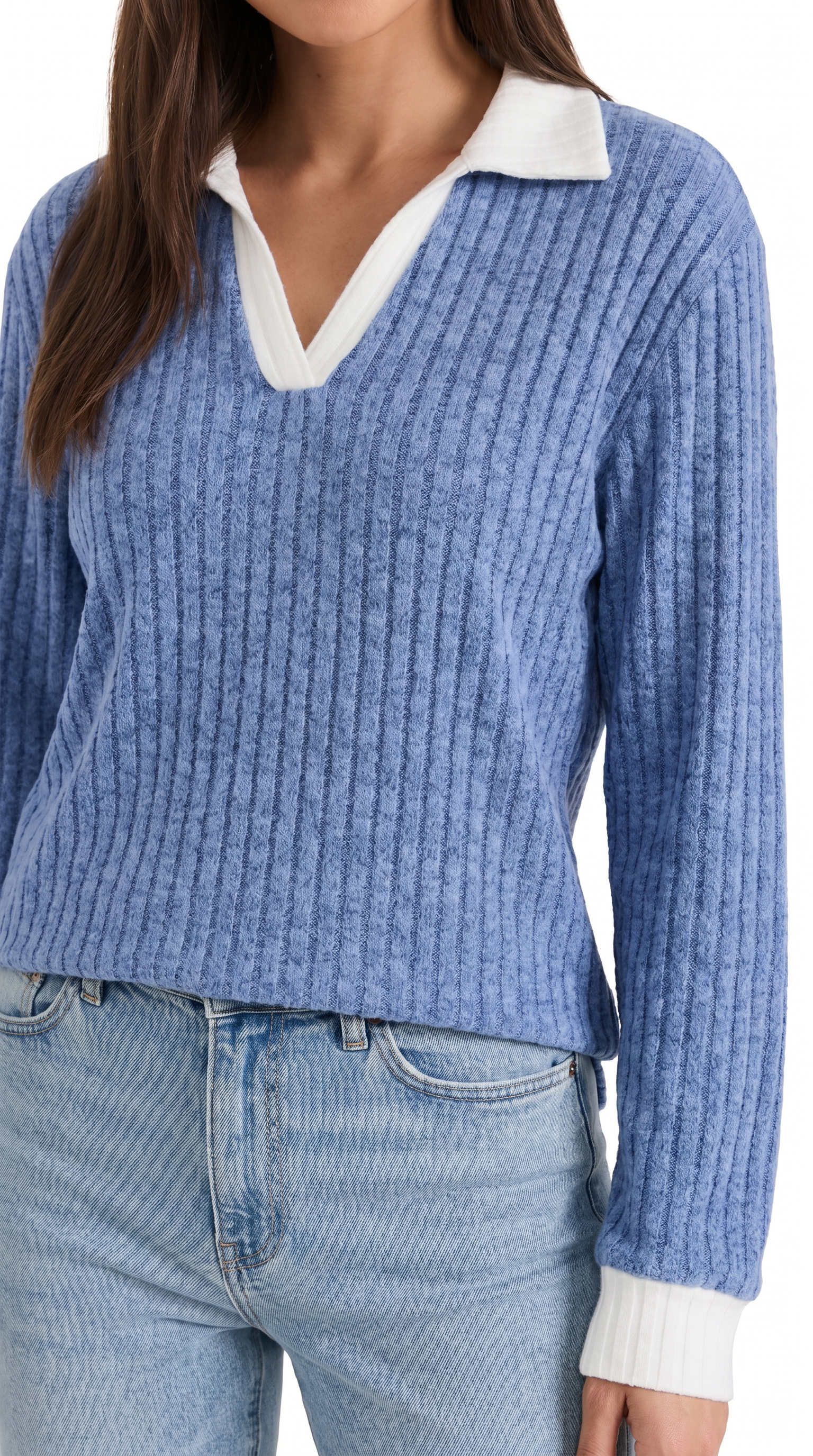 Althea Strickpullover mit V-Ausschnitt