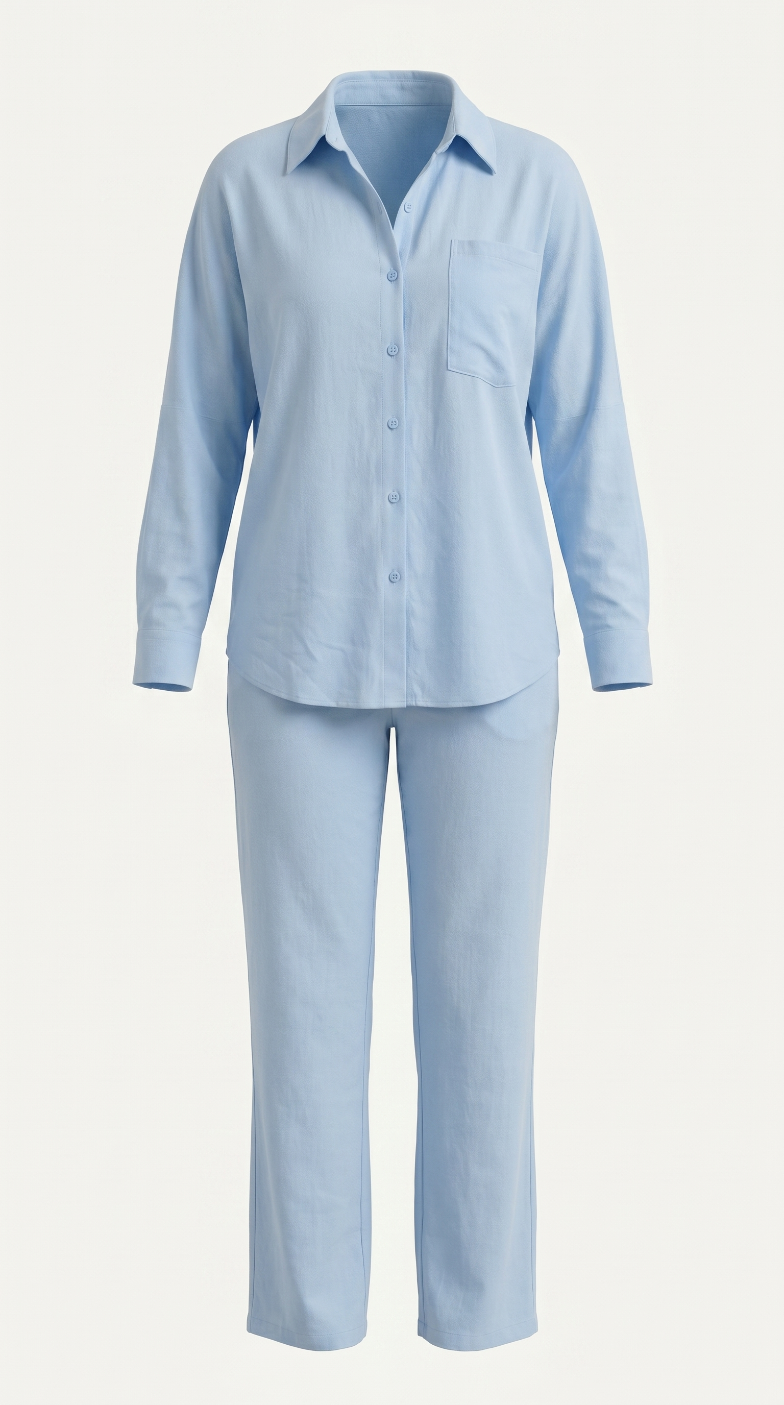 Amber Baumwoll Hosenanzug mit Overshirt