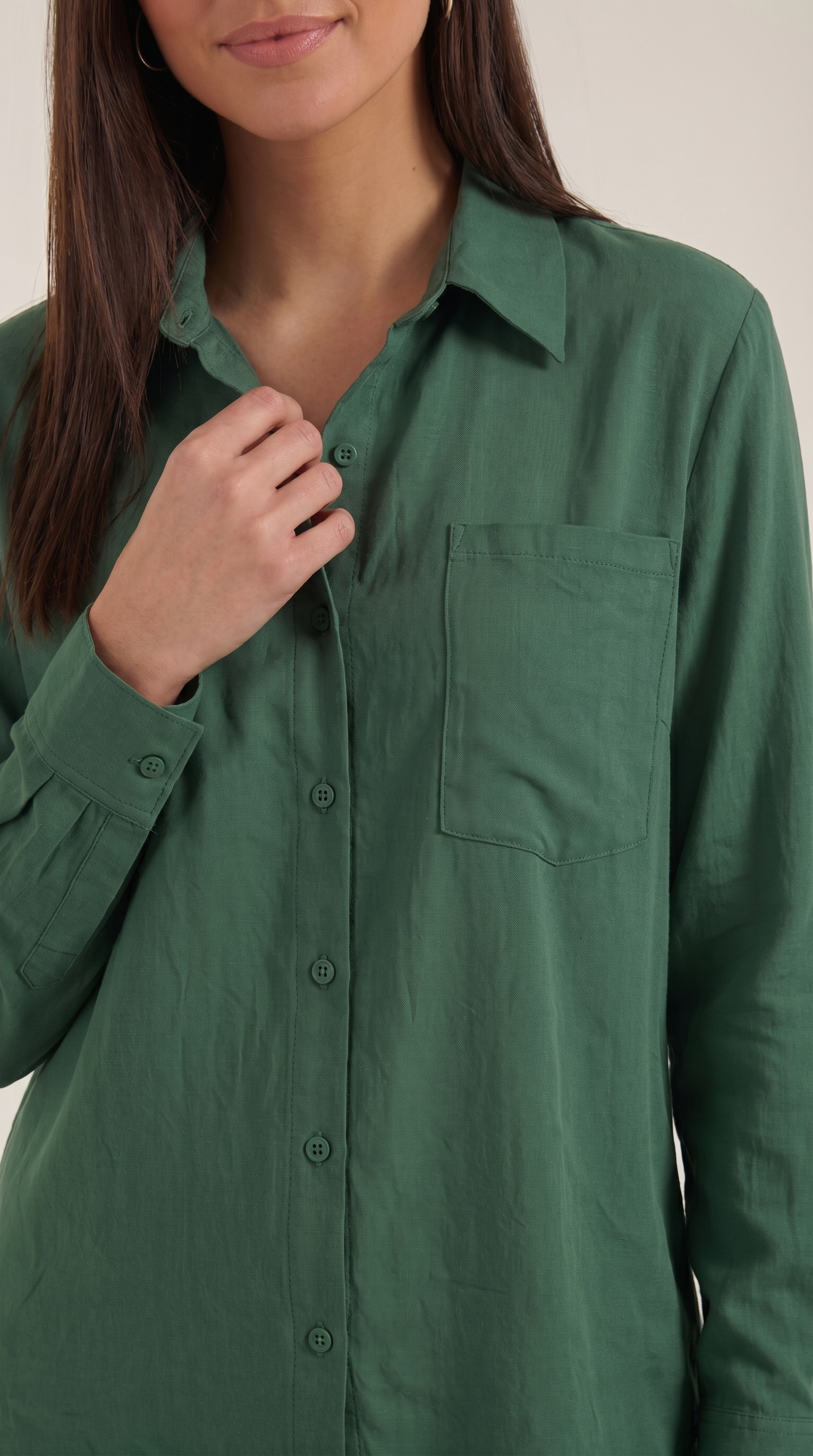 Amber Baumwoll Hosenanzug mit Overshirt