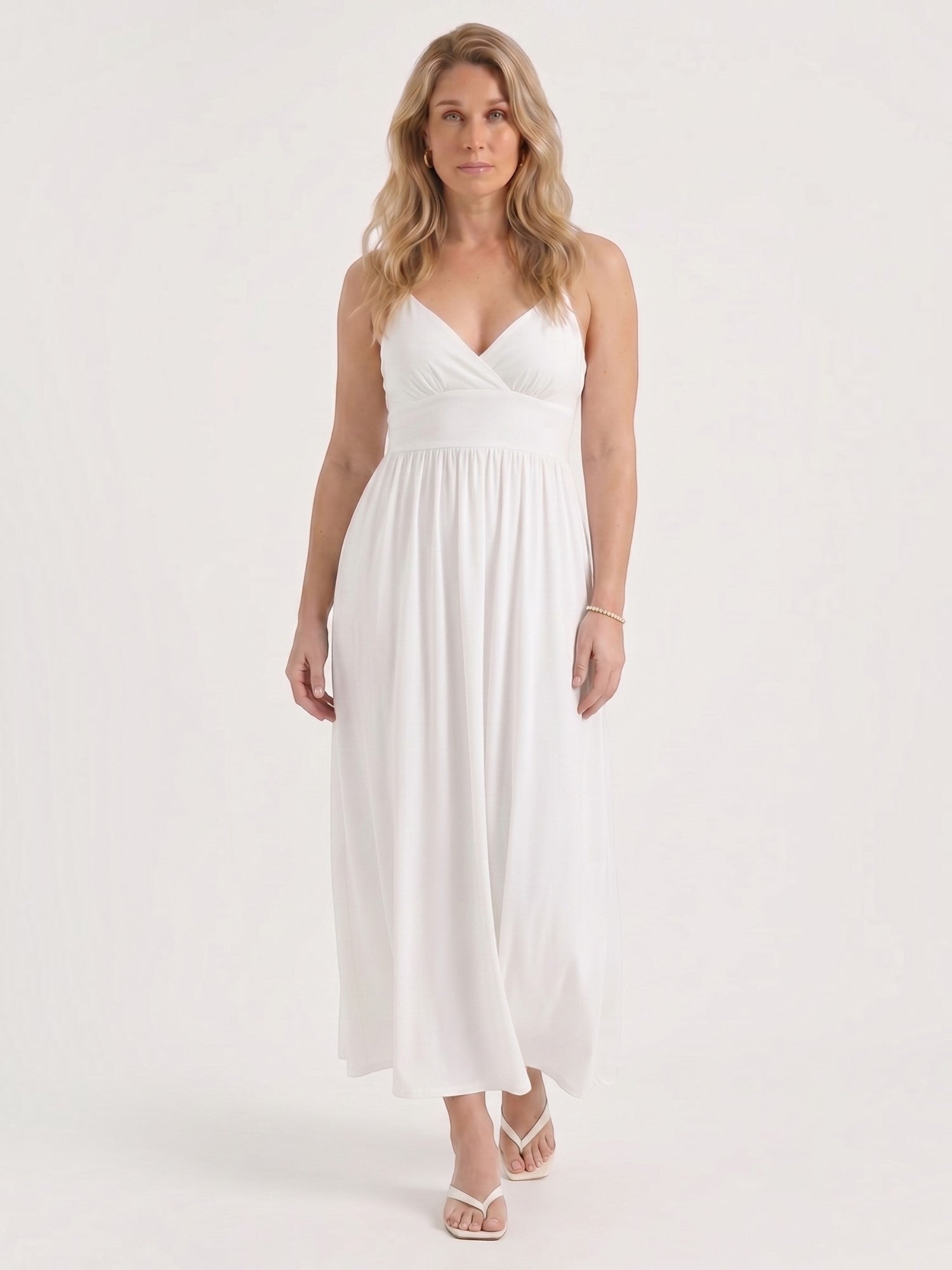 Monica Maxikleid mit Neckholder-Ausschnitt