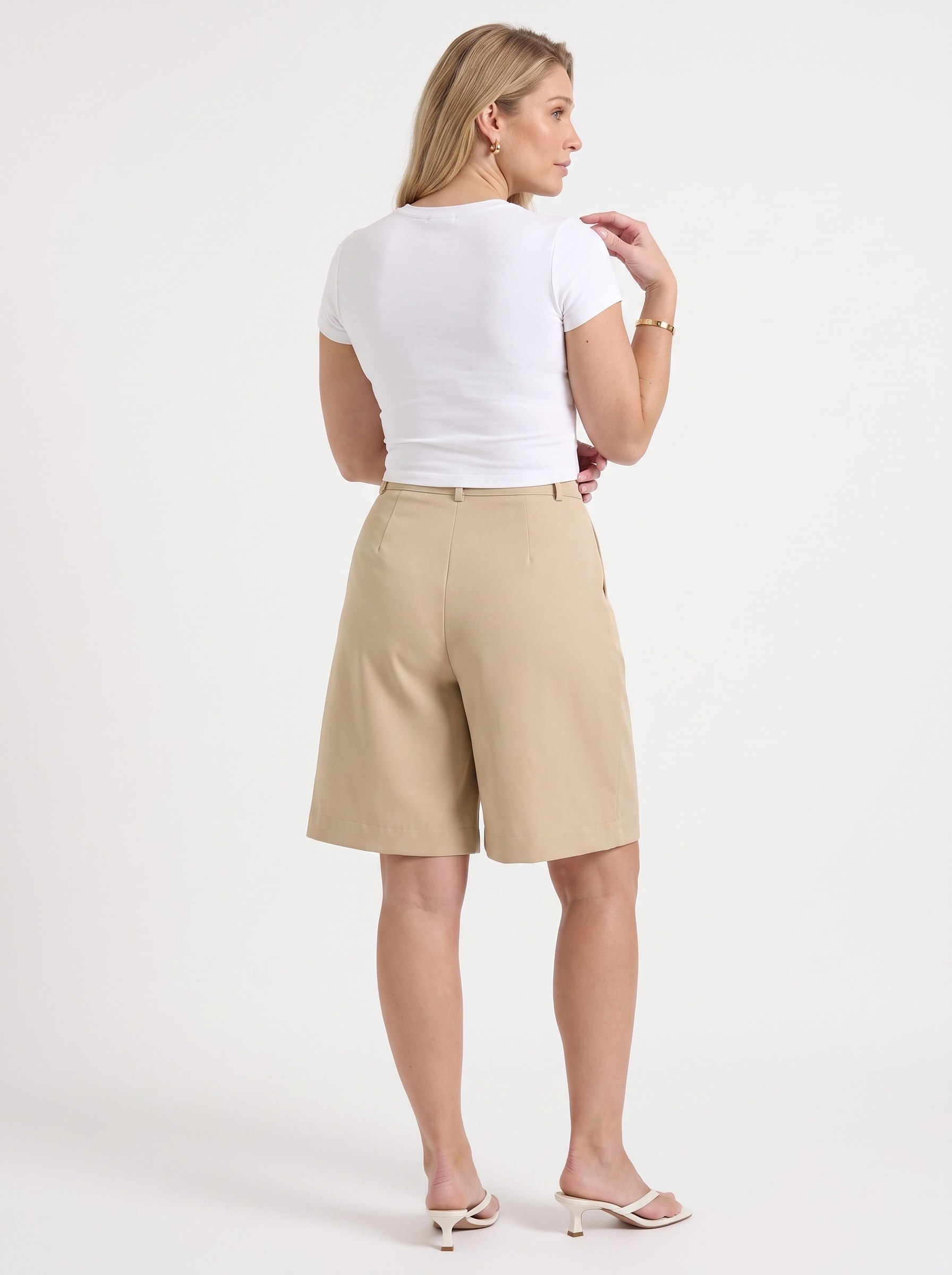 Anais Bermudashorts mit Bundfalten