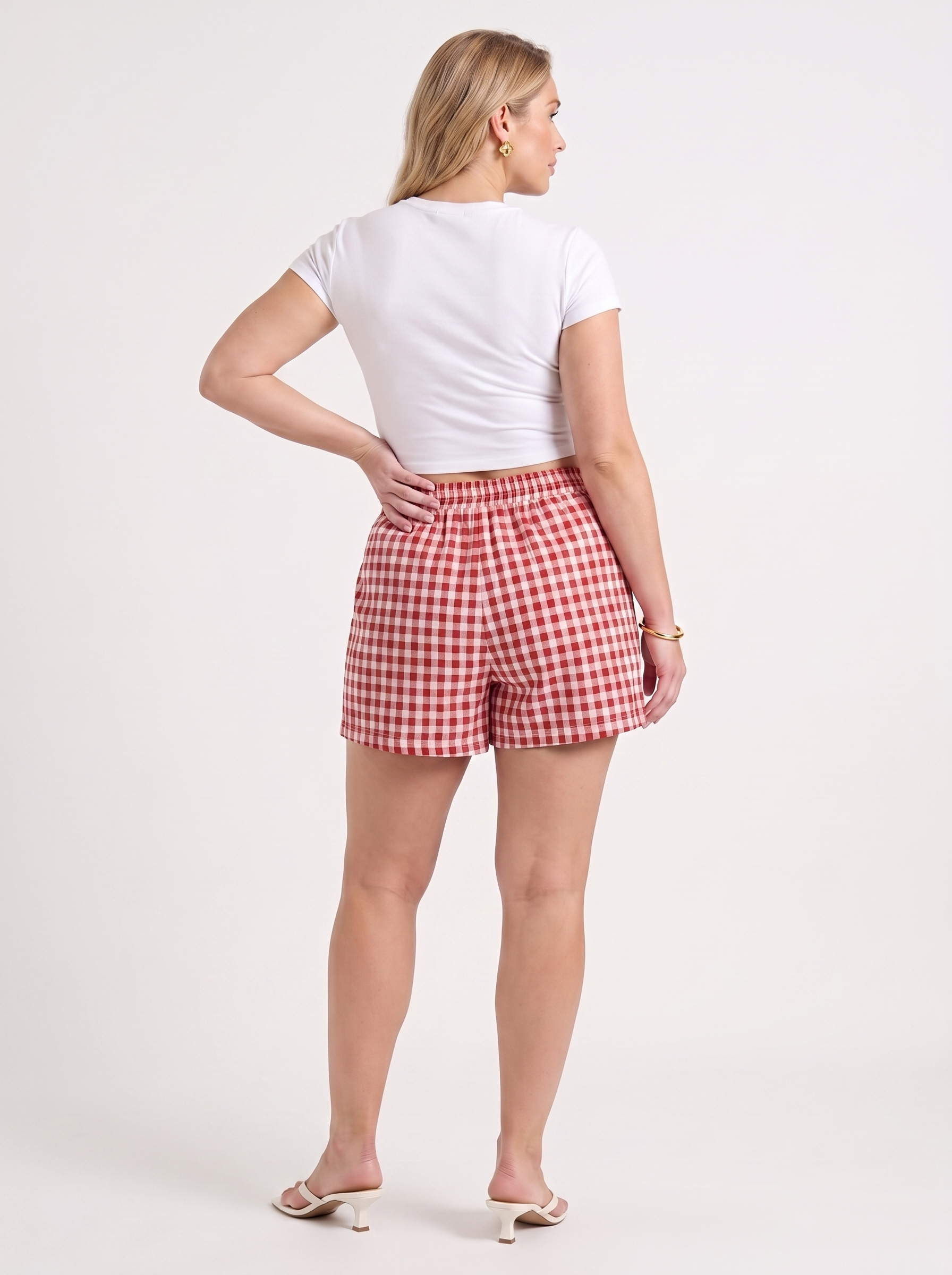 Harper Shorts im Vichy-Karo
