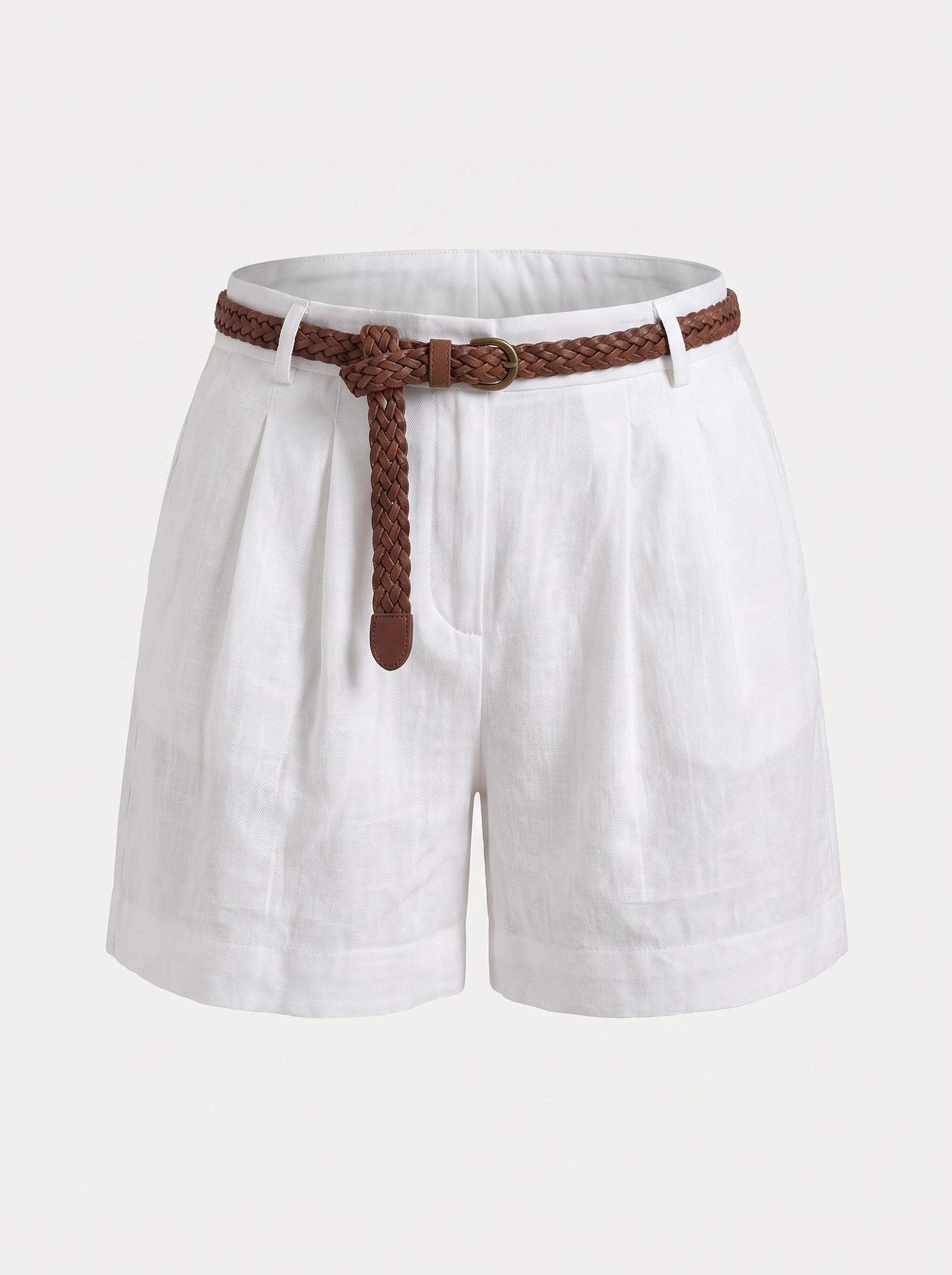 Meeka Shorts mit Flechtgürtel