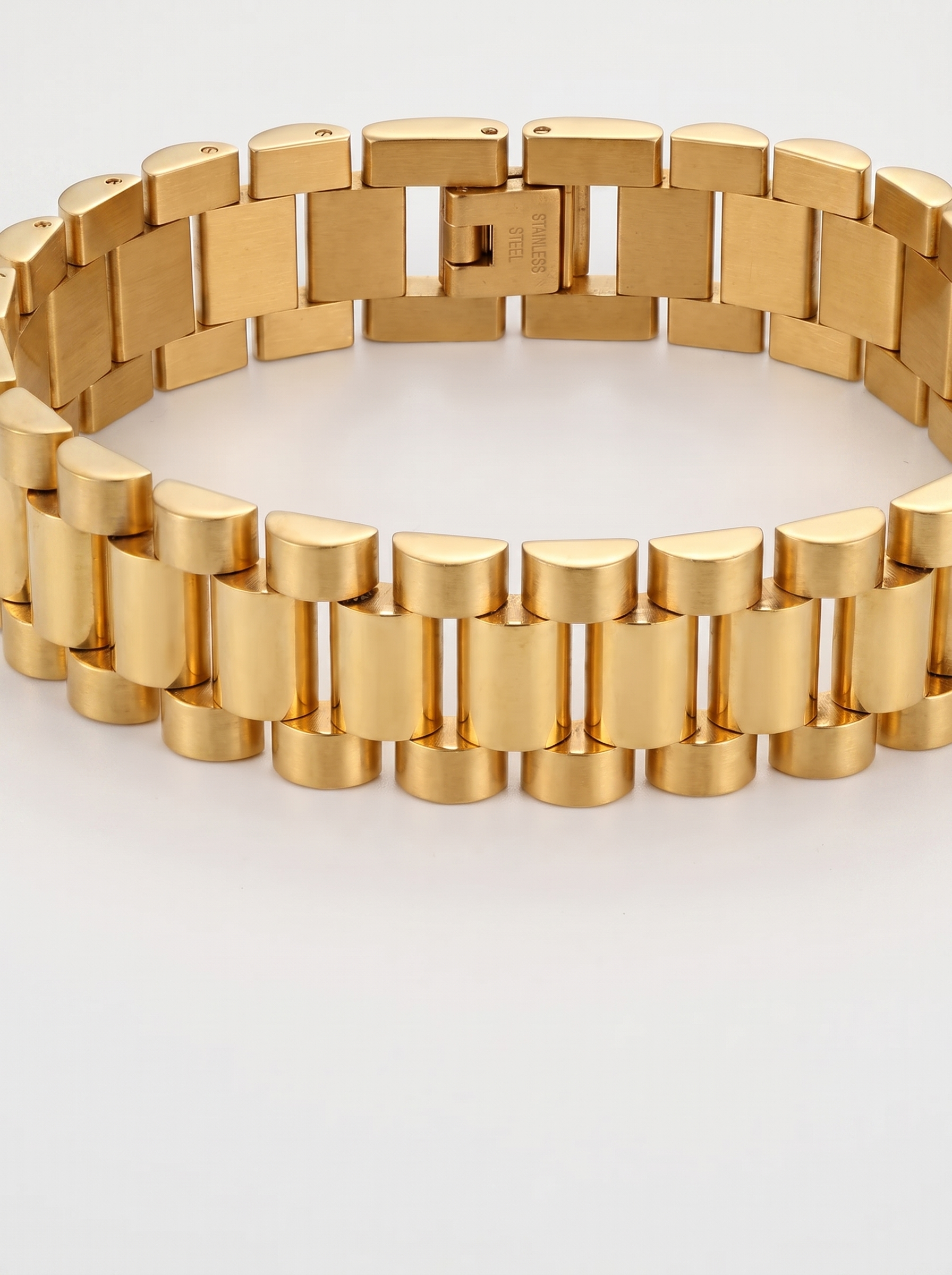 Luisa Gliederarmband im Uhrenarmband-Stil