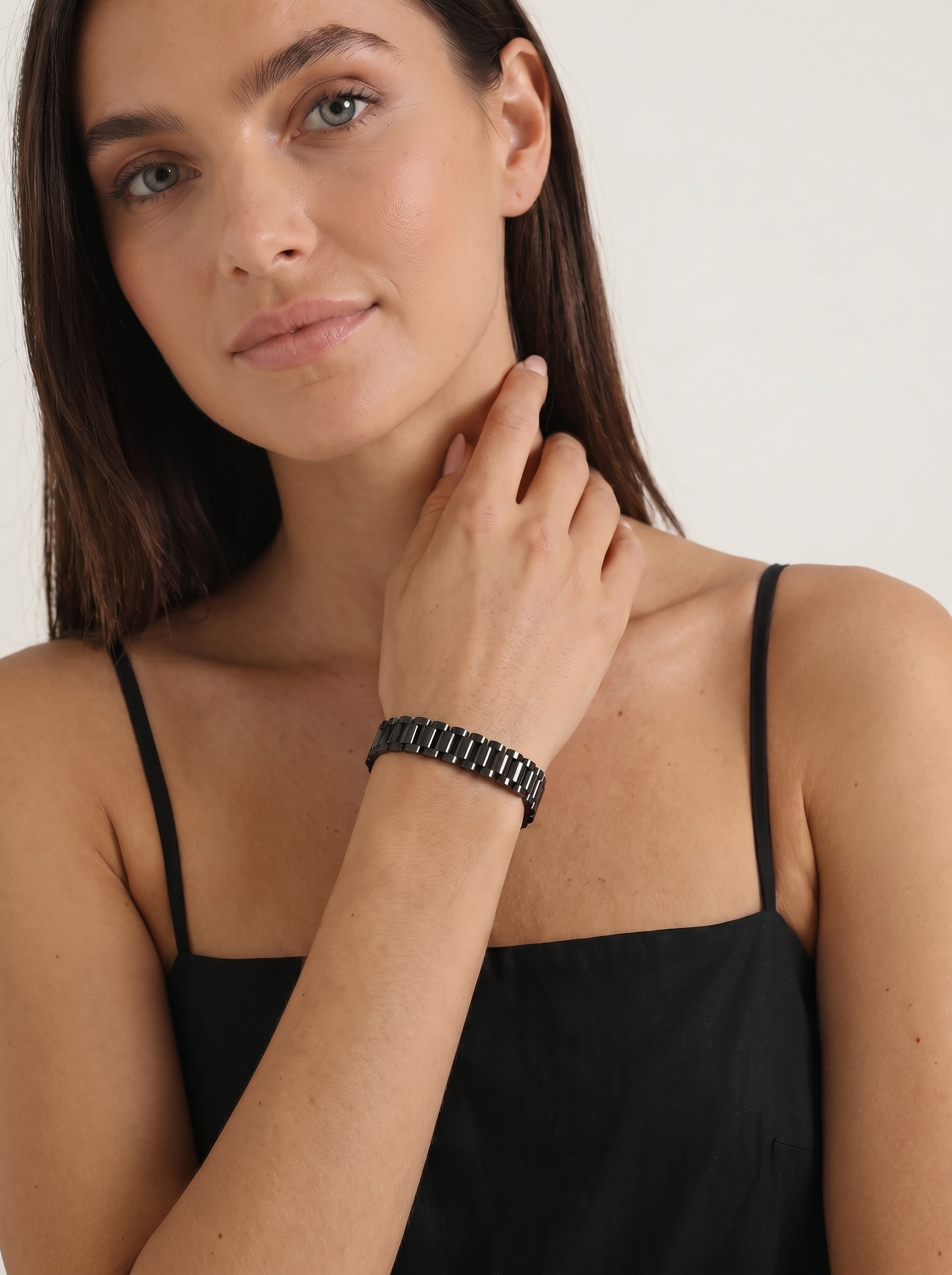 Luisa Gliederarmband im Uhrenarmband-Stil