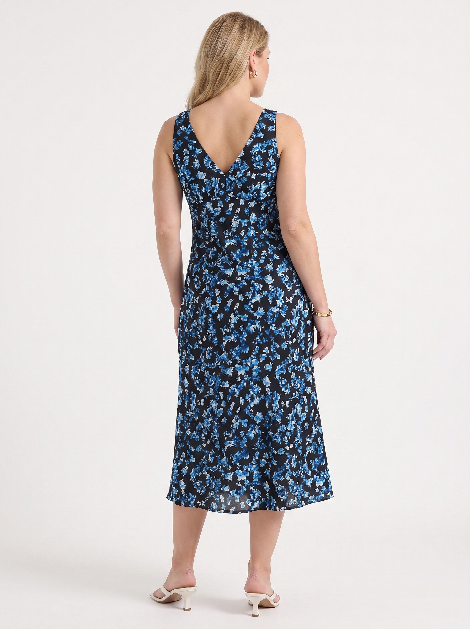 Esme Midikleid mit Blumenmuster