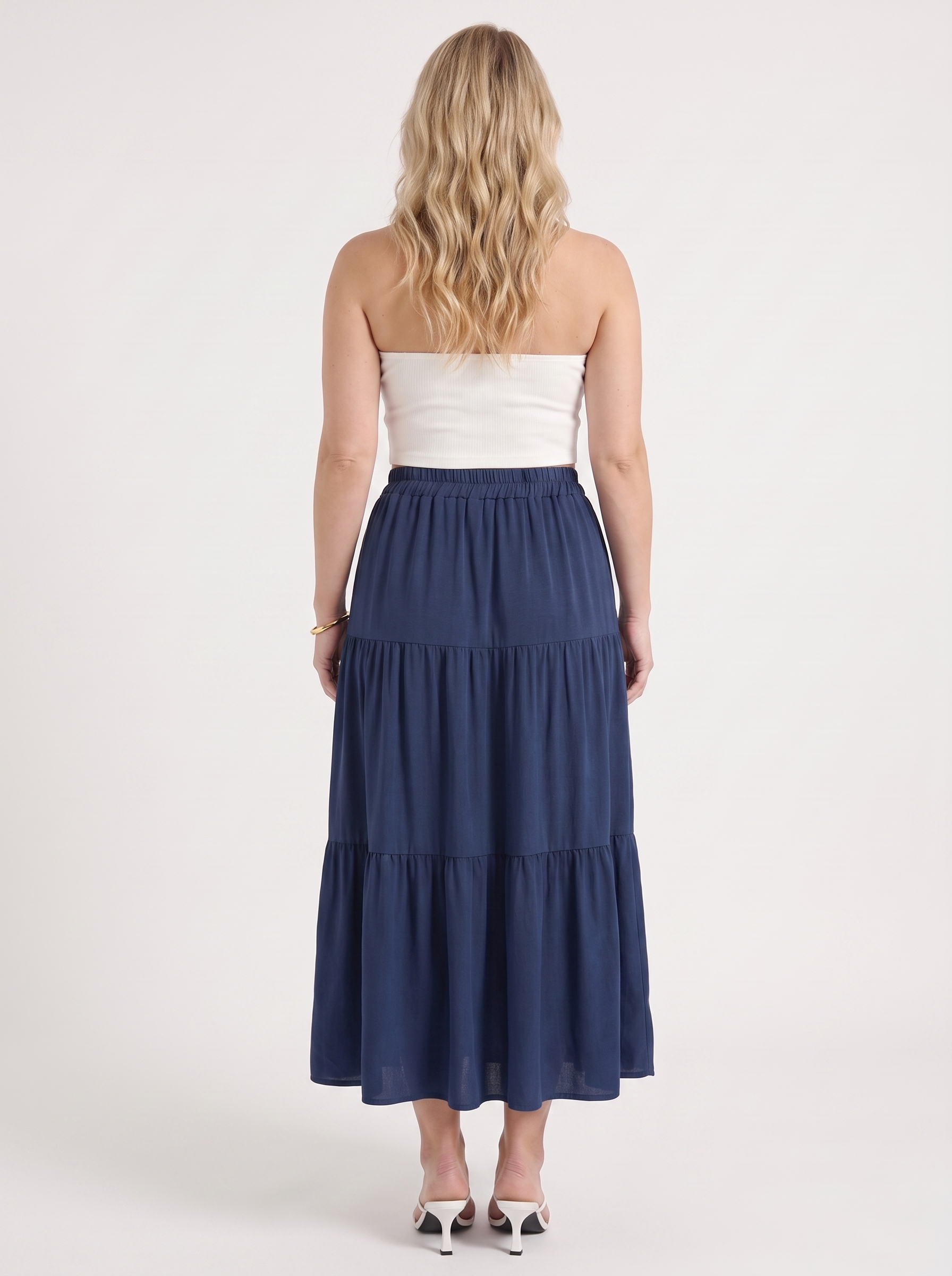 Agatha Maxirock im Stufen-Look