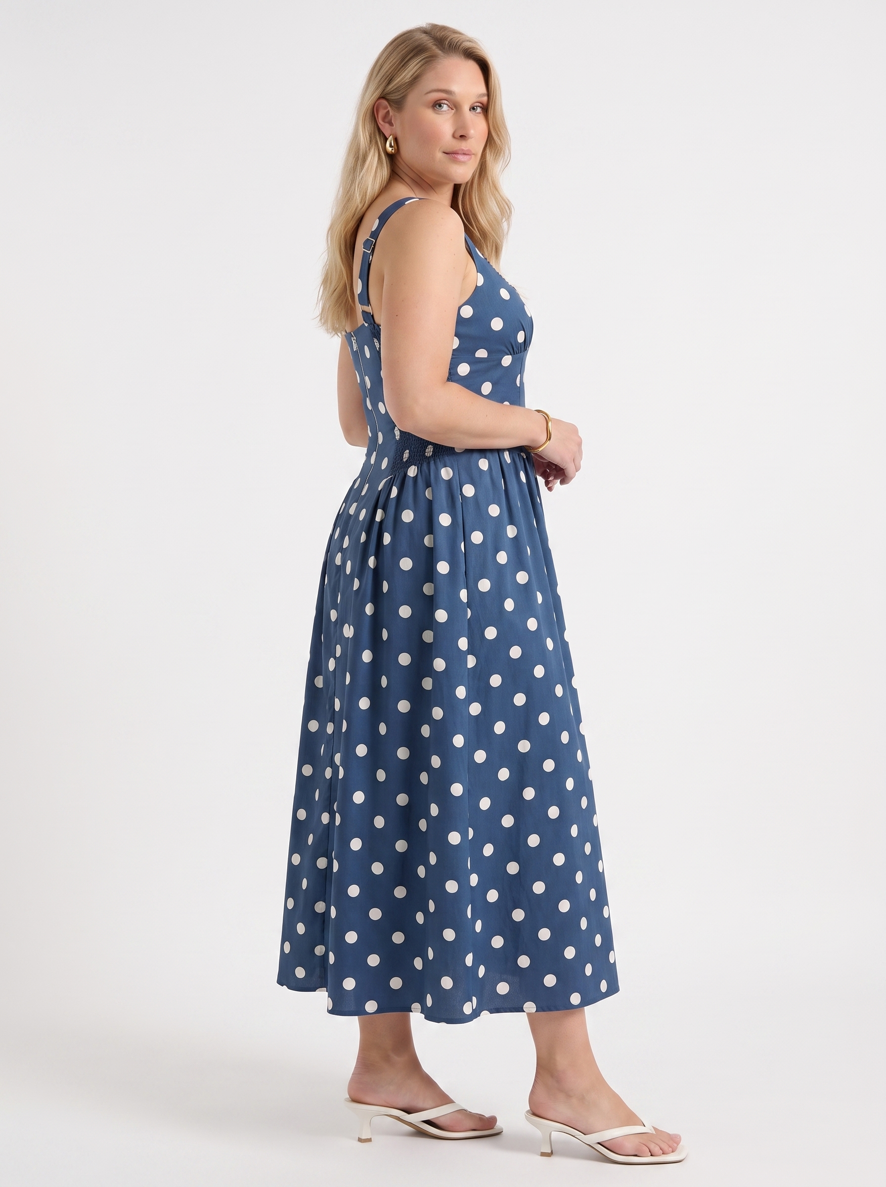 Delilah Midikleid mit Blumenmuster
