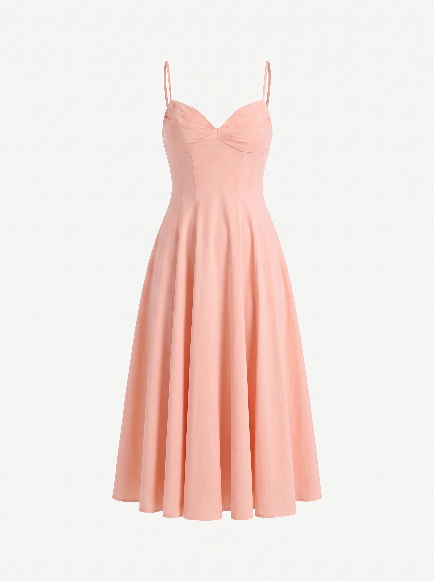 Vina Midikleid mit Herzausschnitt