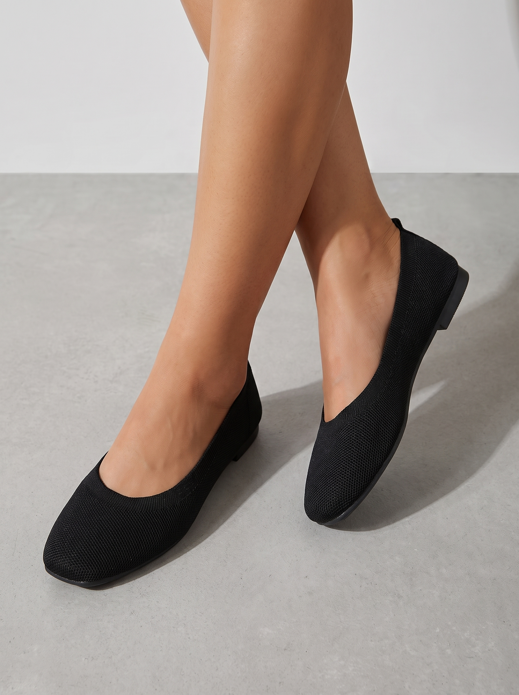 Lita Ballerinas in Strickoptik