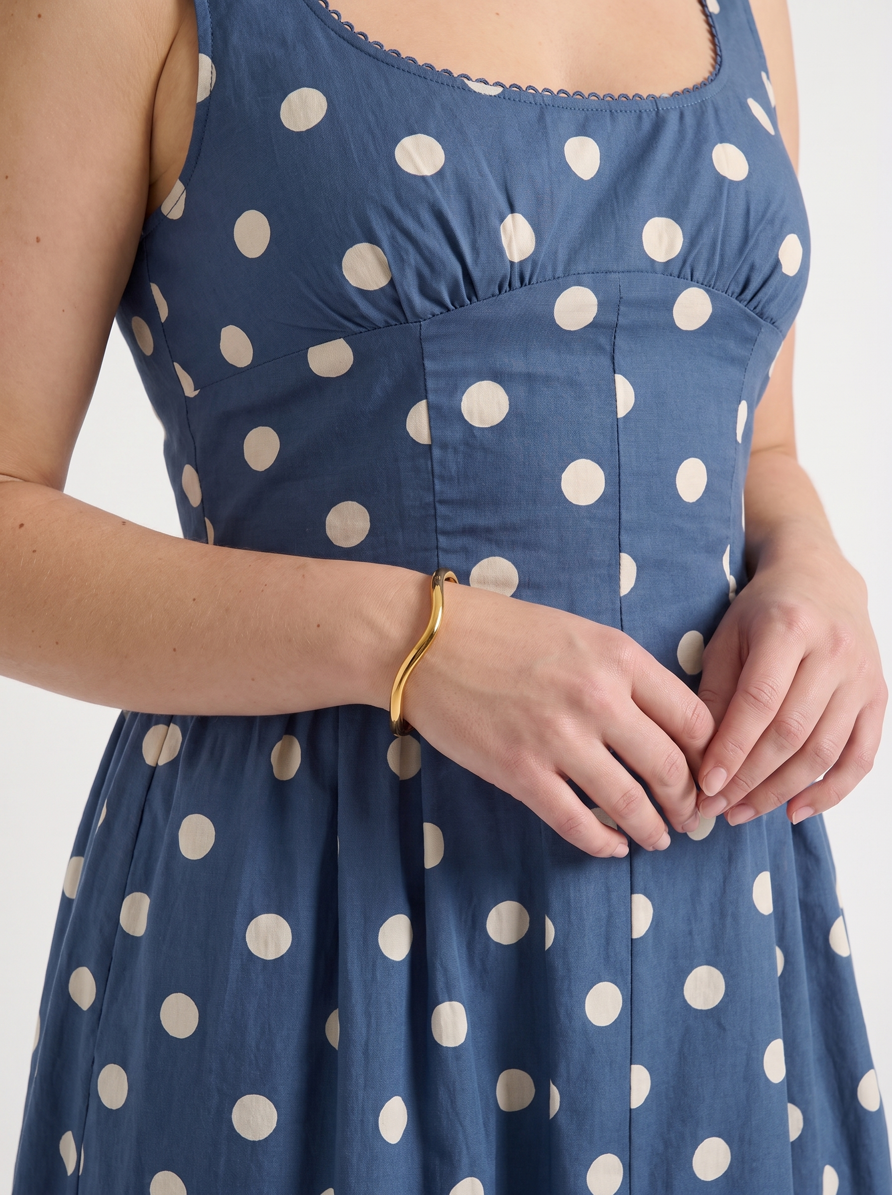 Delilah Midikleid mit Blumenmuster