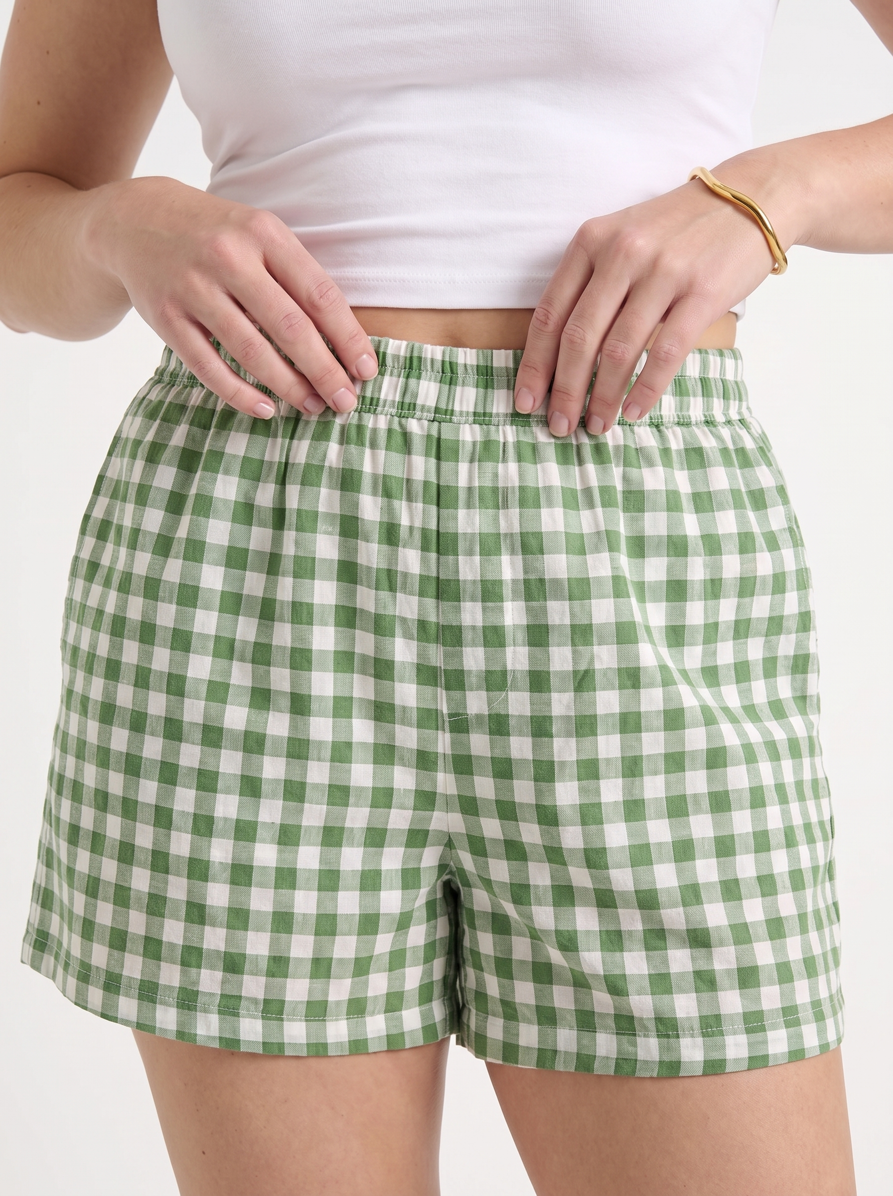 Harper Shorts im Vichy-Karo