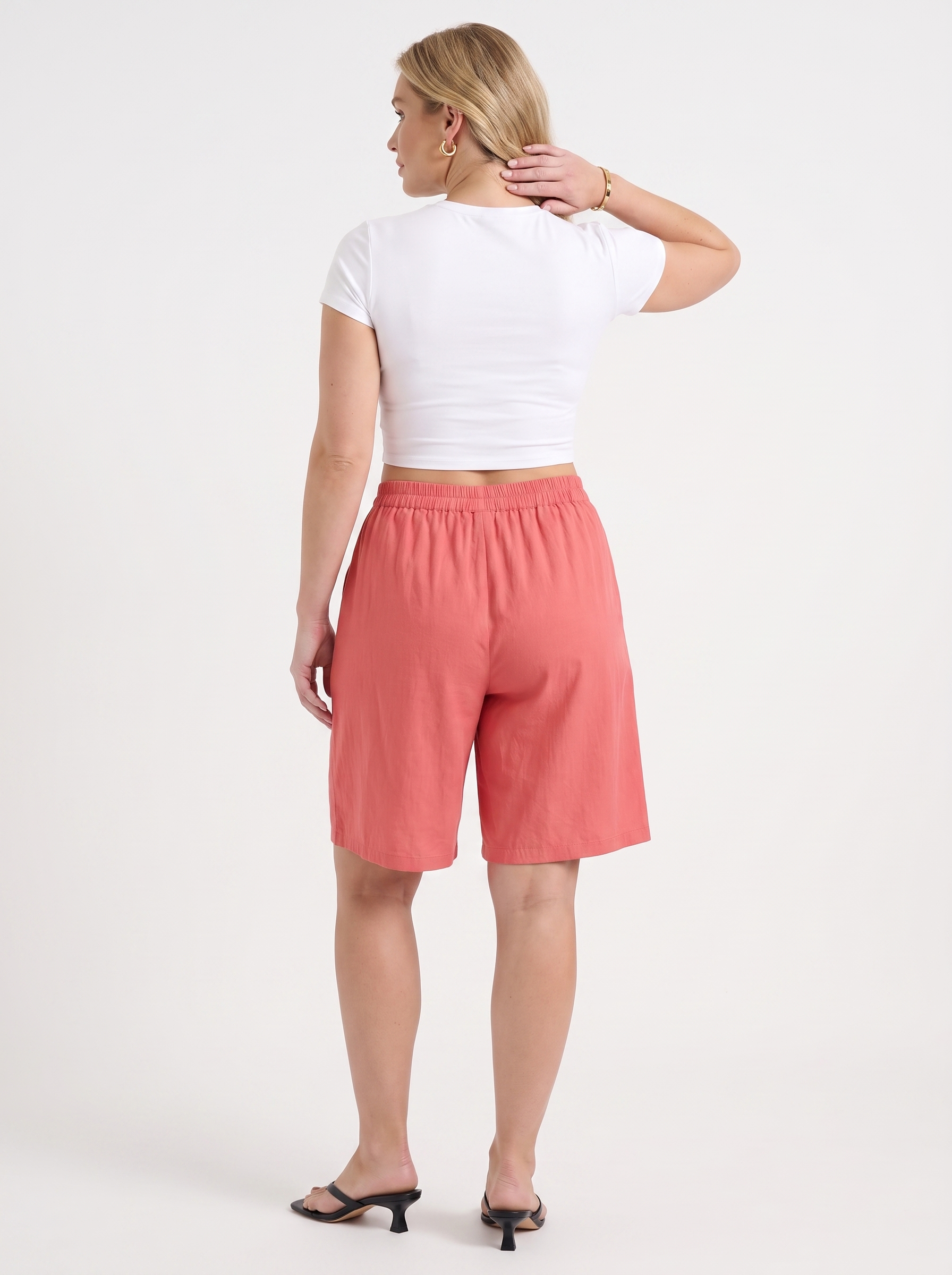 Thessa Bermudashorts mit elastischem Bund