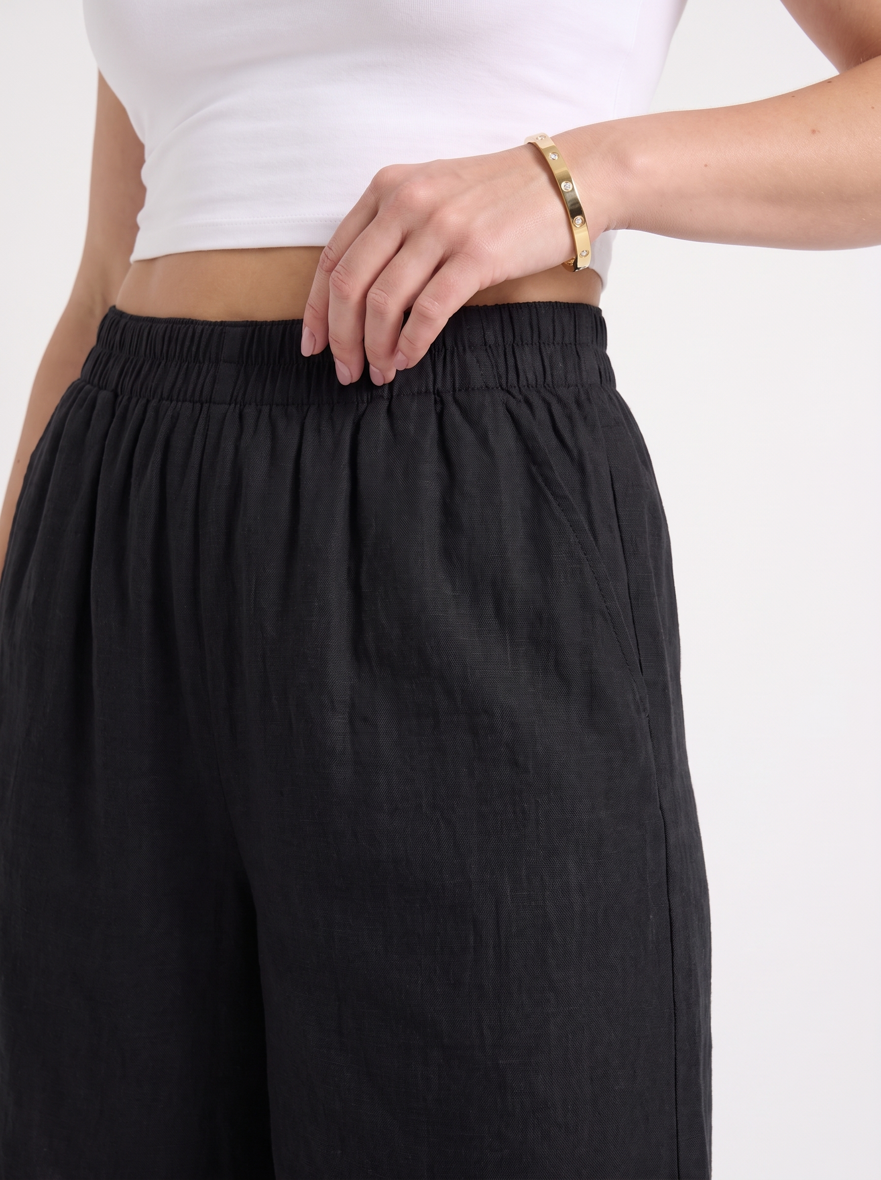 Thessa Bermudashorts mit elastischem Bund