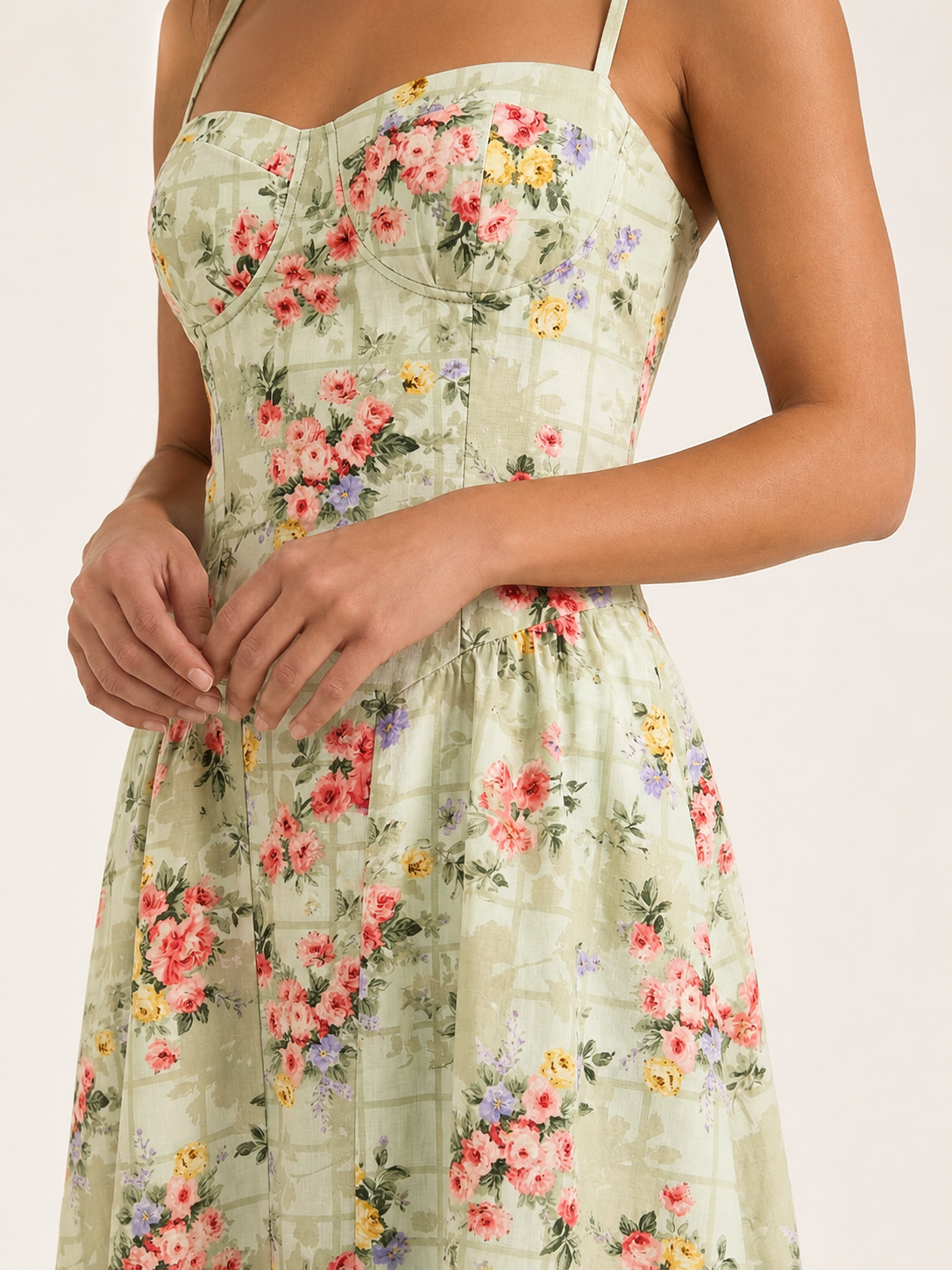 Lisa Korsett-Midikleid