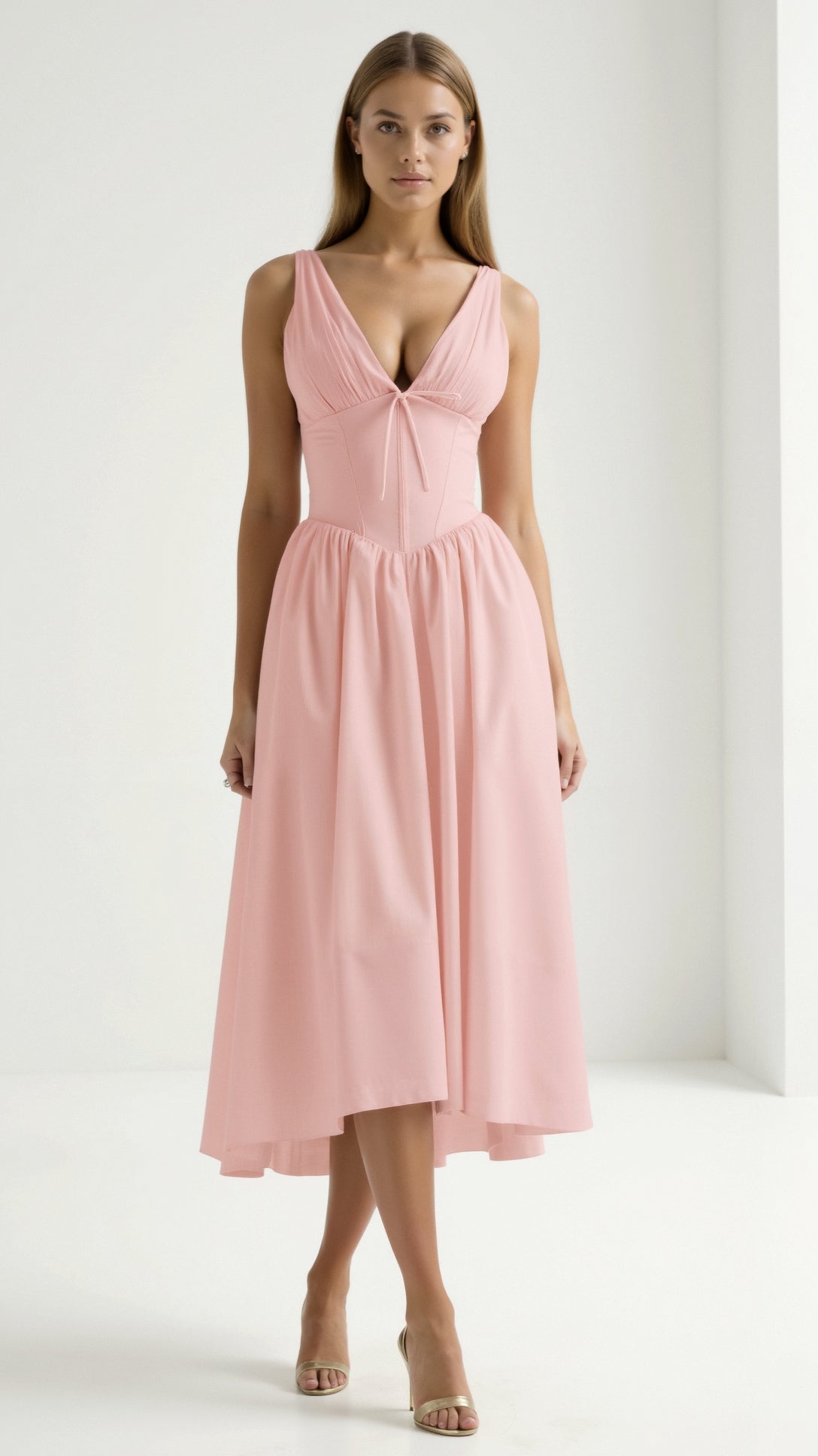 Cassiopeia Midi-Eintauchkleid