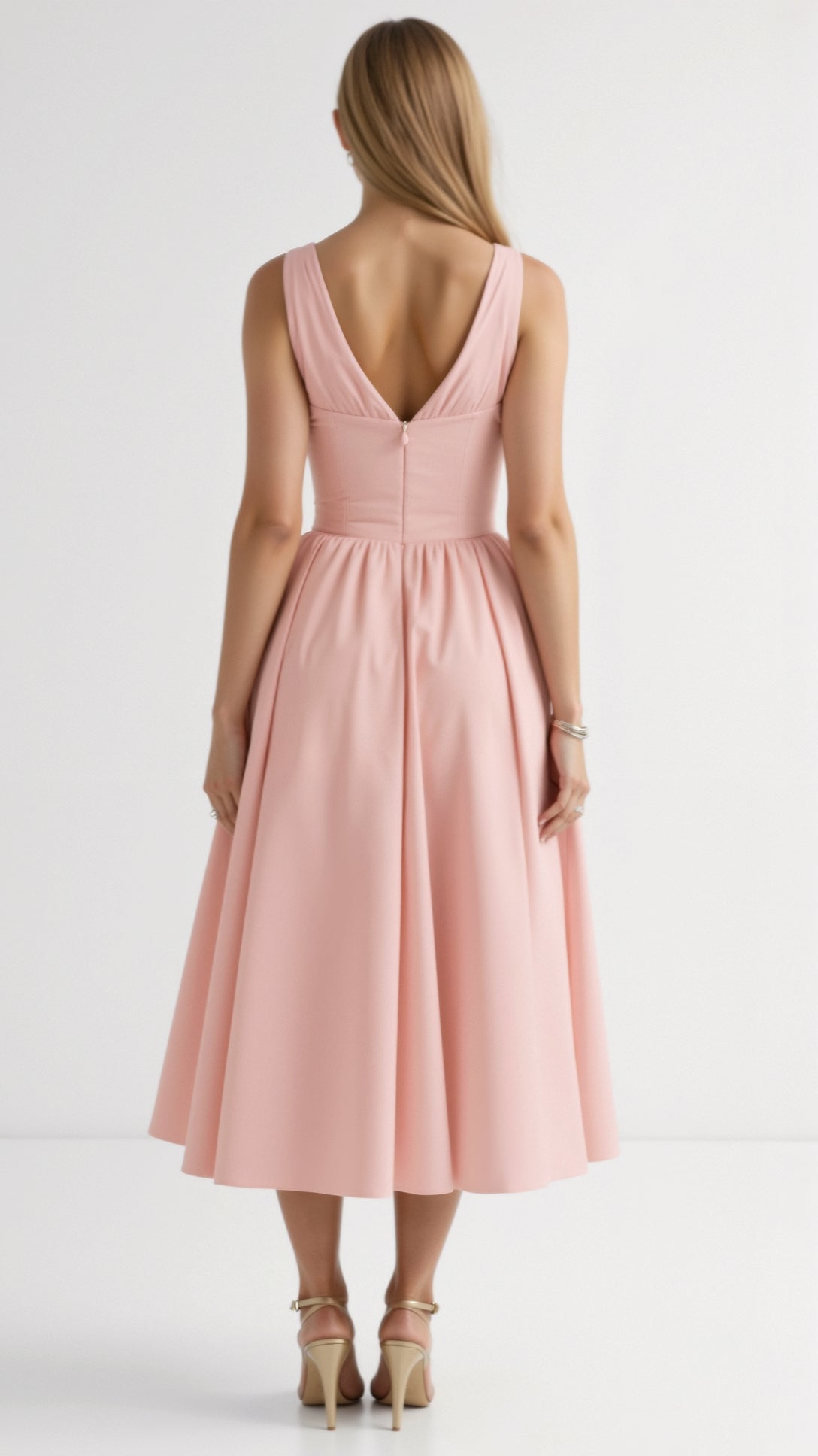 Cassiopeia Midi-Eintauchkleid