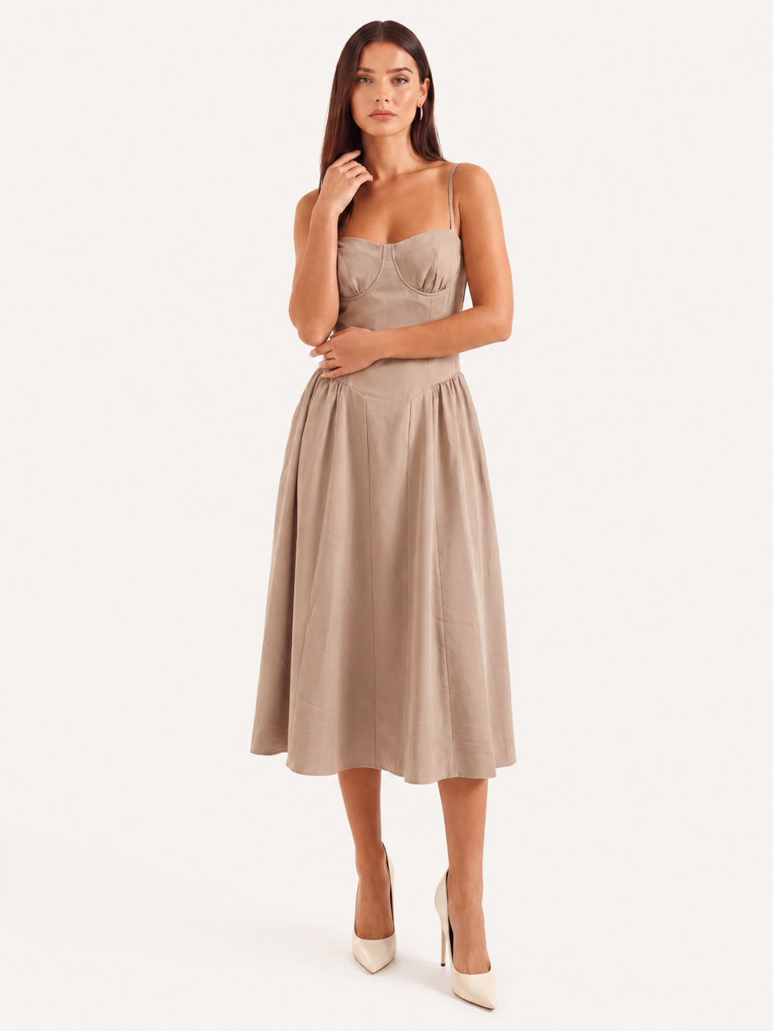 Lisa Korsett-Midikleid