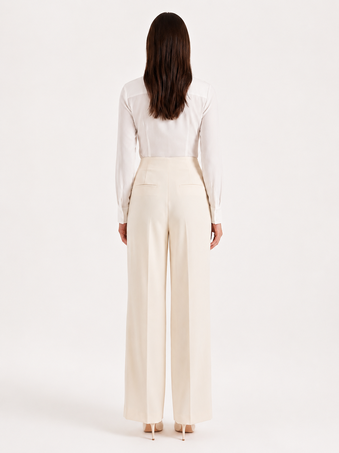 Tessa Plisseehose mit hohen Bund