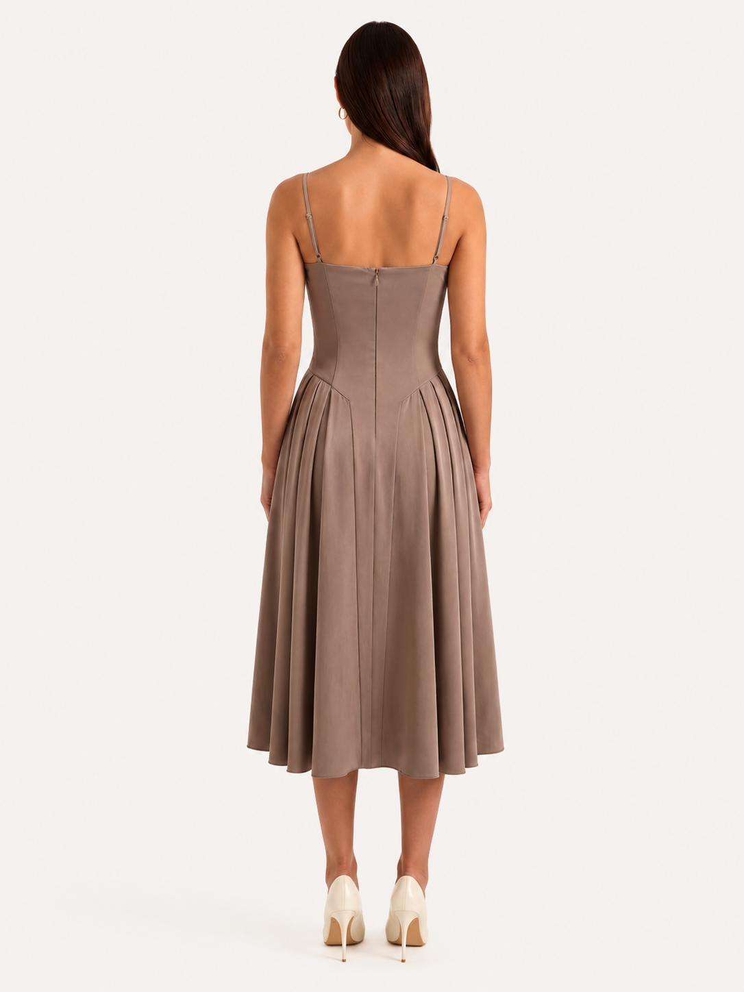 Lisa Korsett-Midikleid