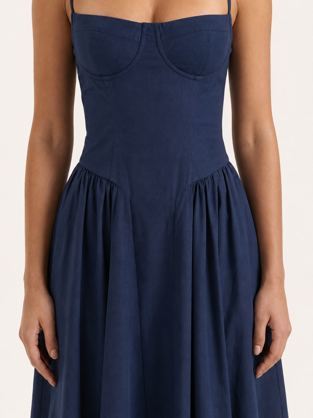 Lisa Korsett-Midikleid