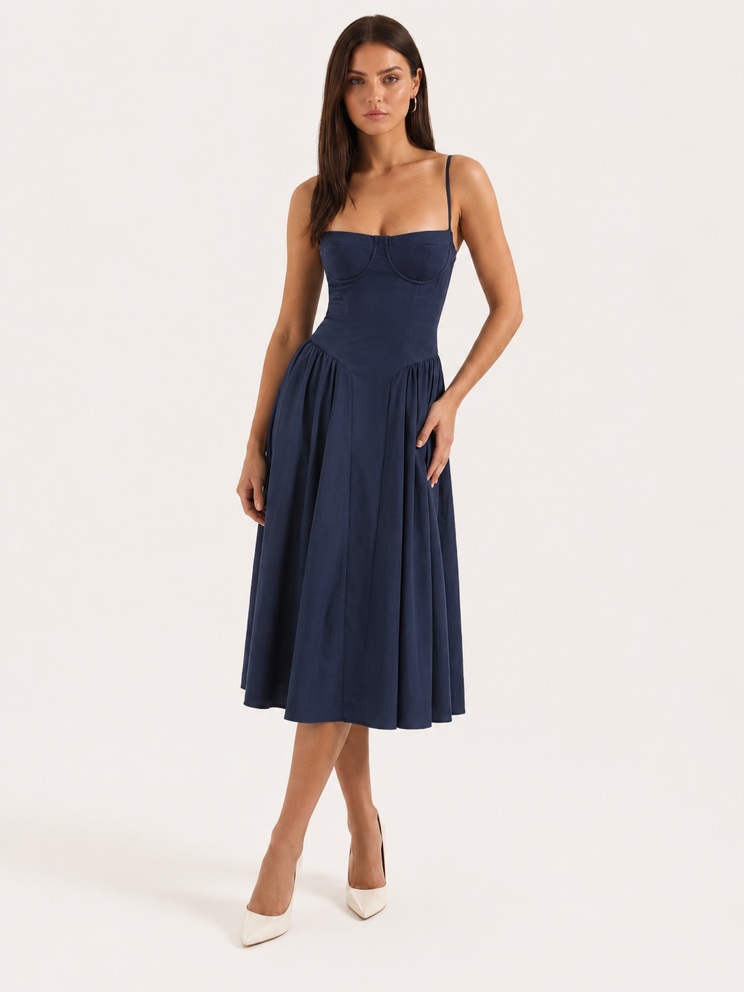 Lisa Korsett-Midikleid