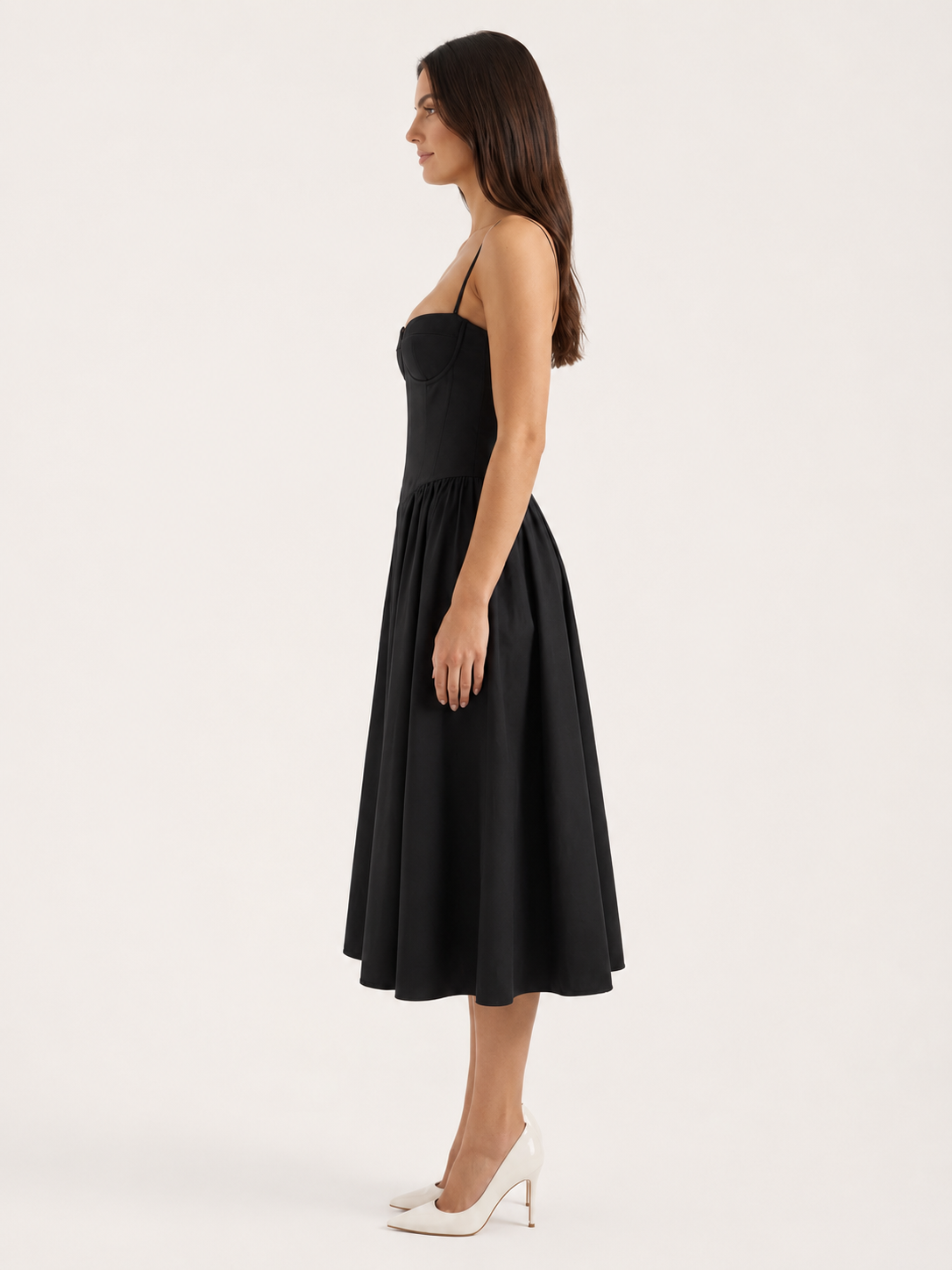 Lisa Korsett-Midikleid