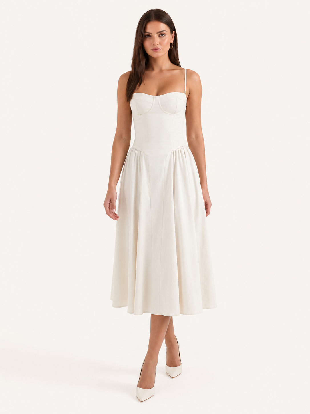 Lisa Korsett-Midikleid
