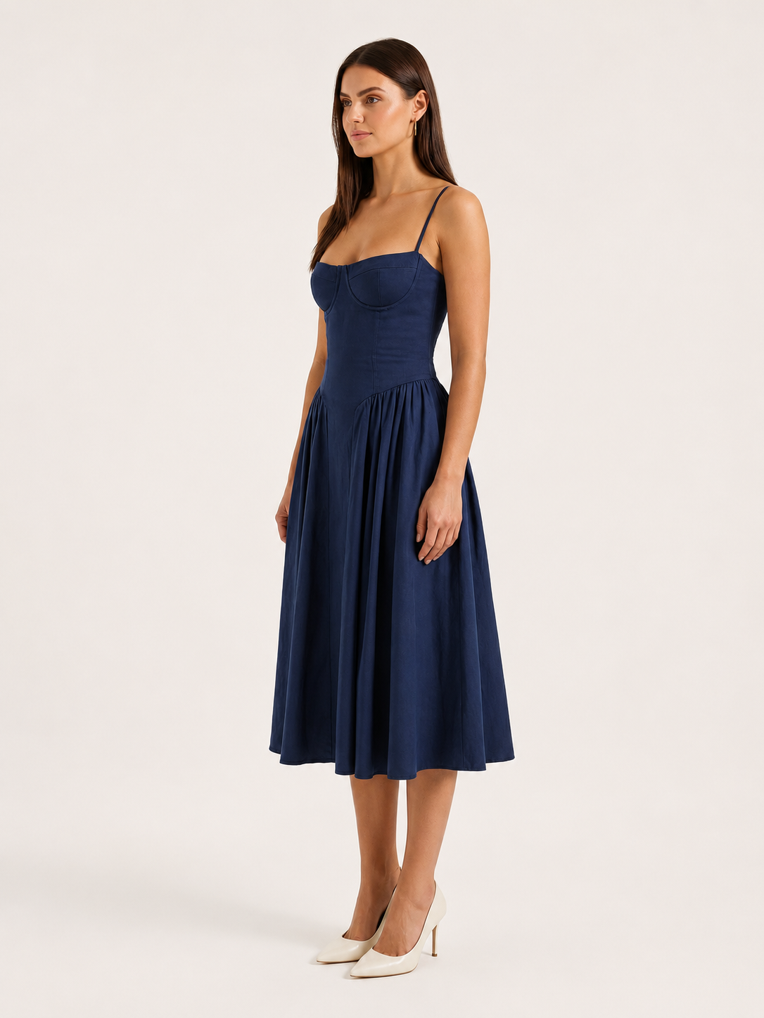 Lisa Korsett-Midikleid