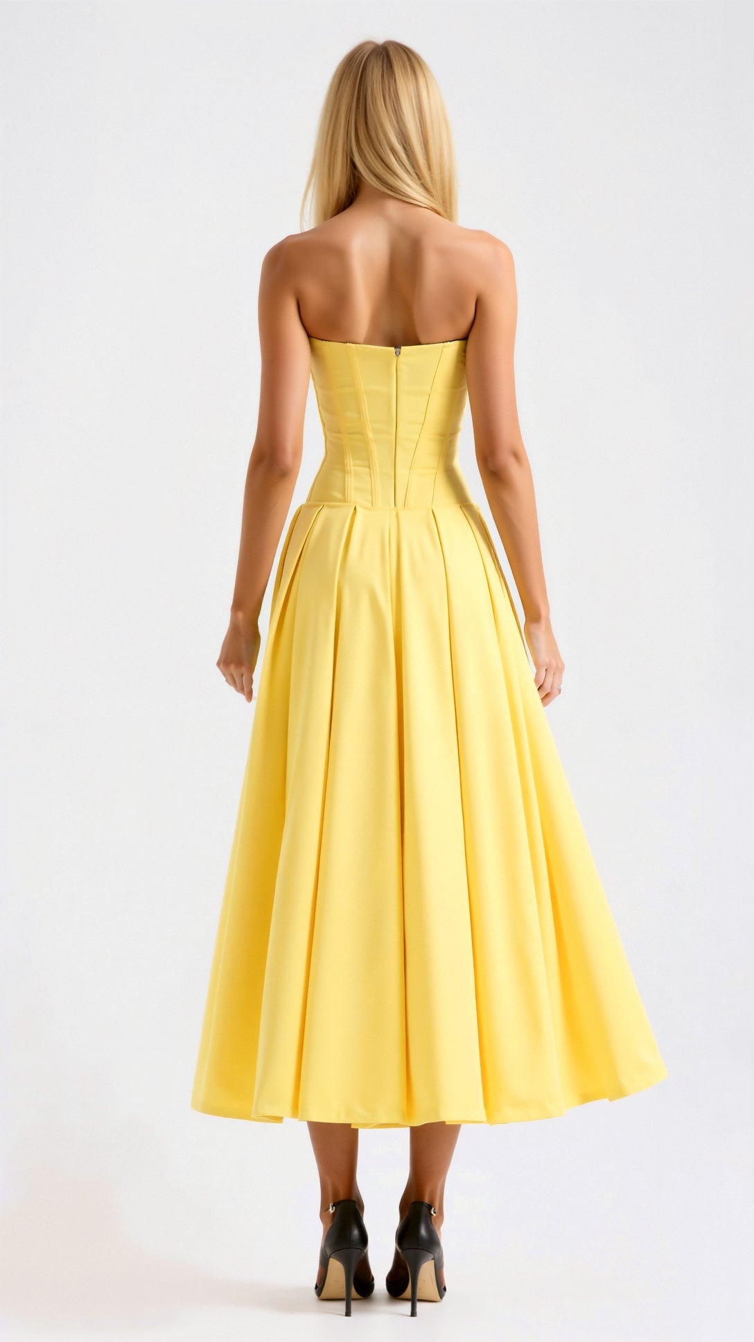 Trägerloses Midikleid Celestia