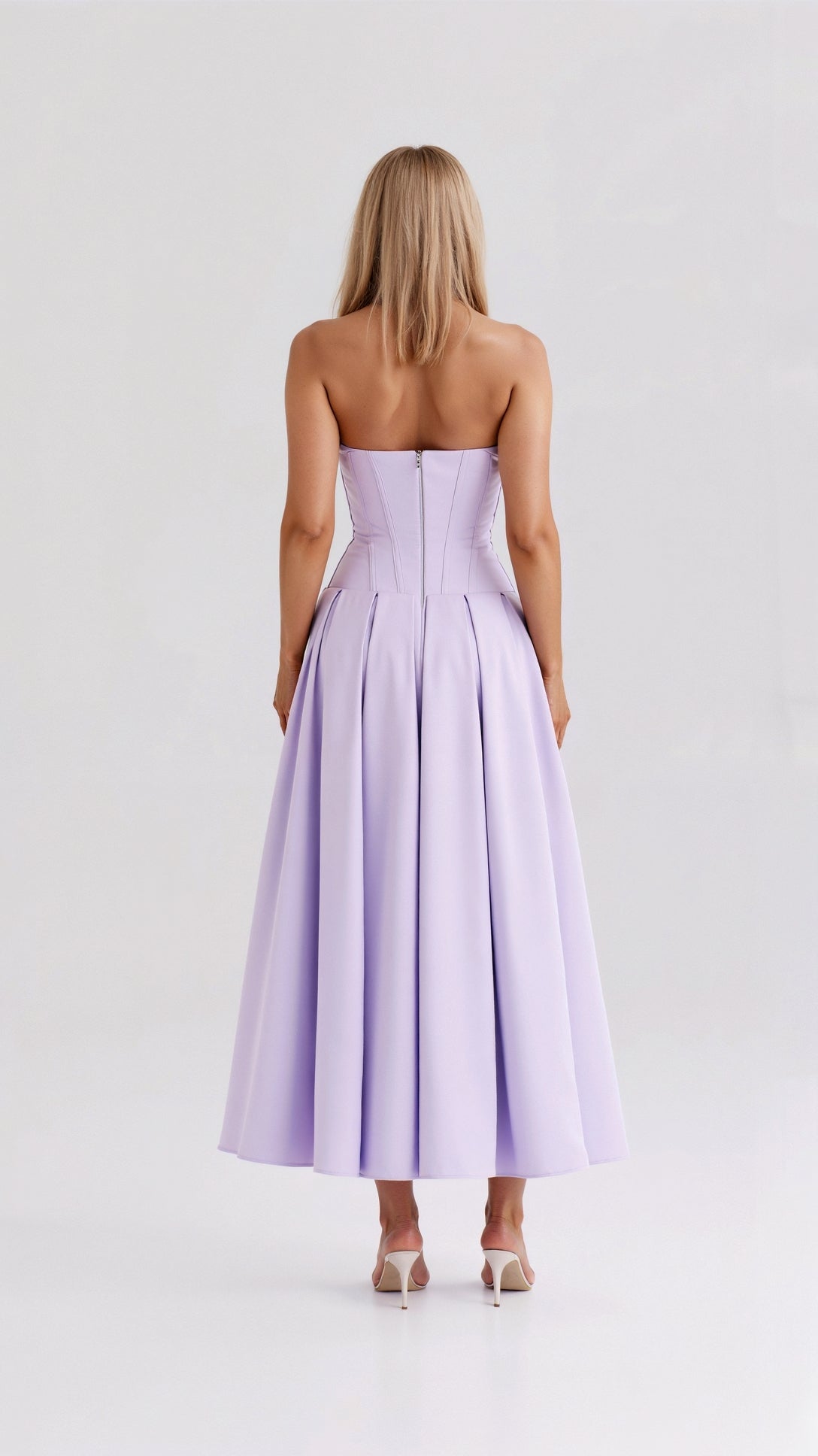 Trägerloses Midikleid Celestia